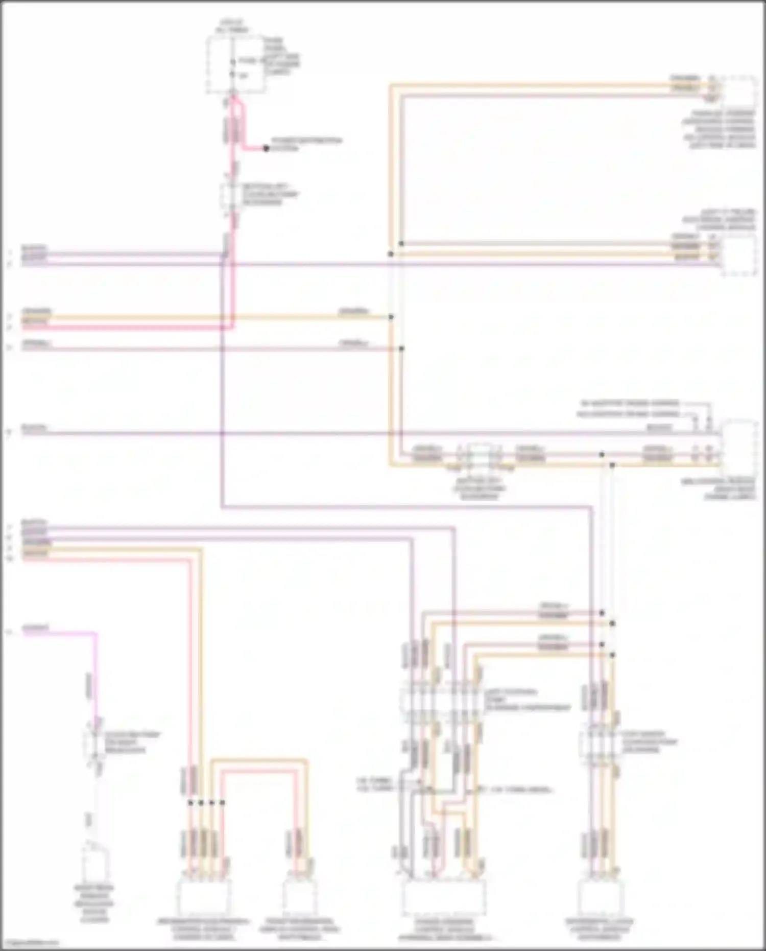 Wiring diagram differential locks control module for Volkswagen Golf Mk7 (2012-2017) (1 of 3)