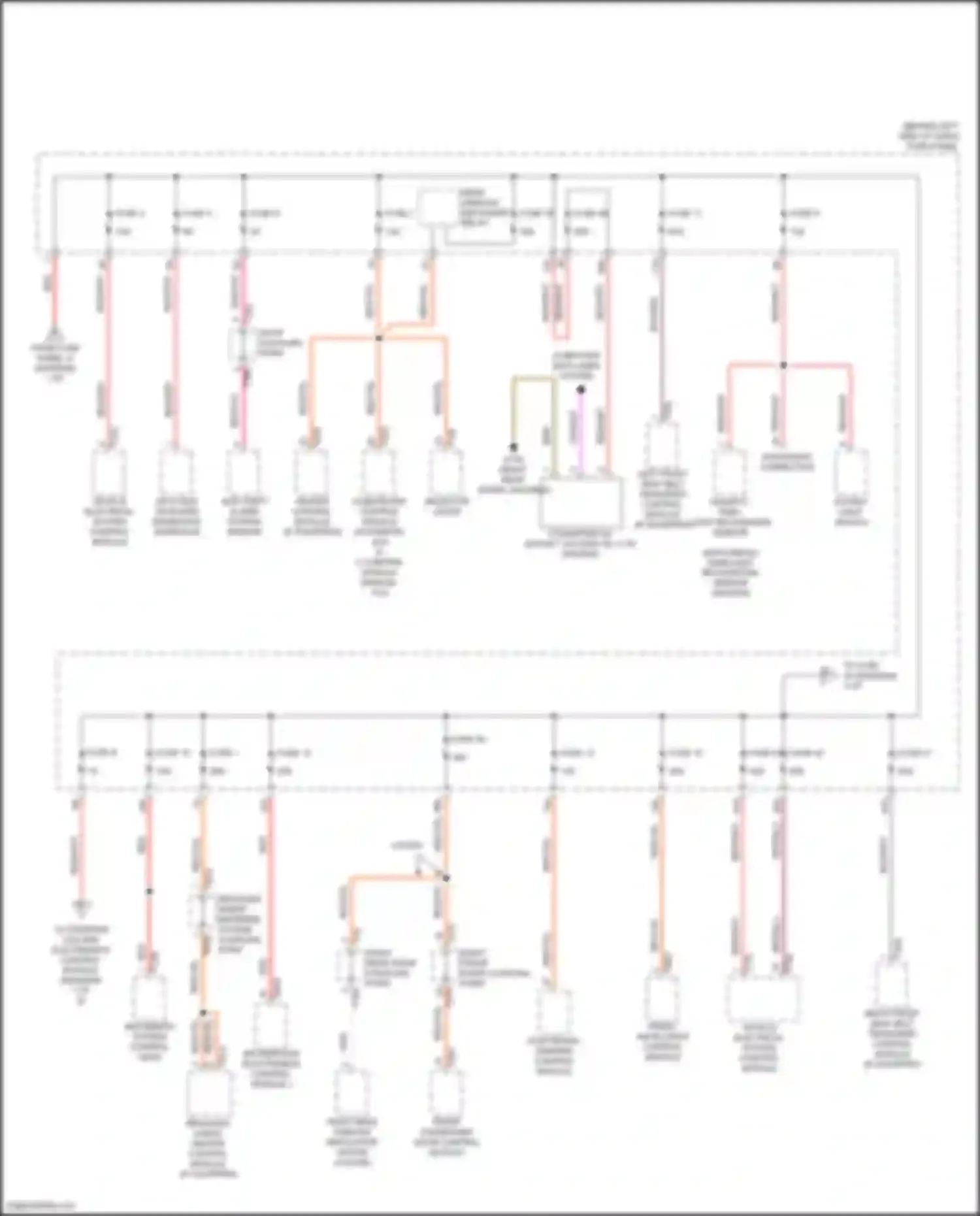 Wiring diagram electronic damping control module for Volkswagen Golf Mk7 (2012-2017) (5 of 6)