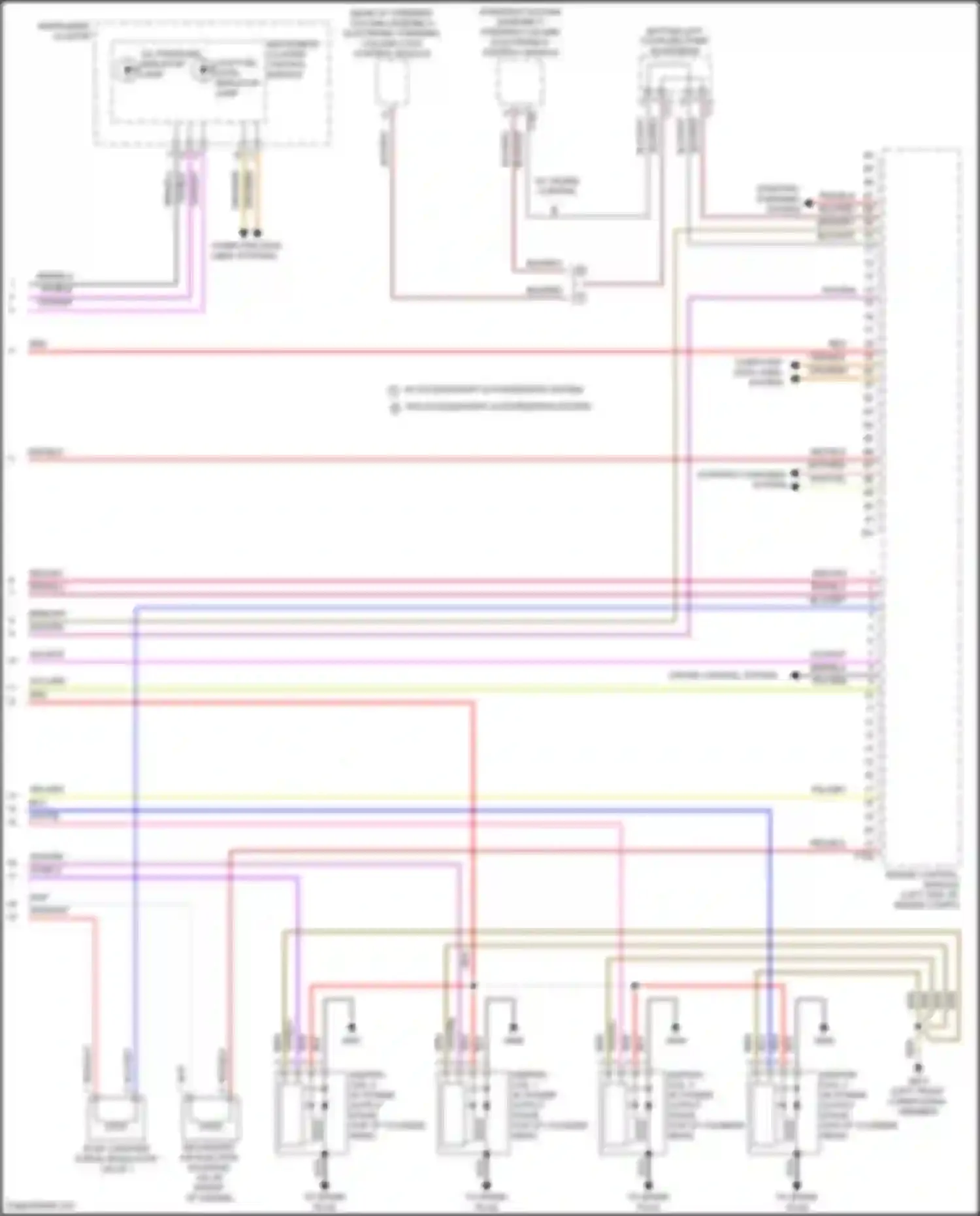 Wiring diagram engine control module for Volkswagen Golf Mk7 (2012-2017) (17 of 21)
