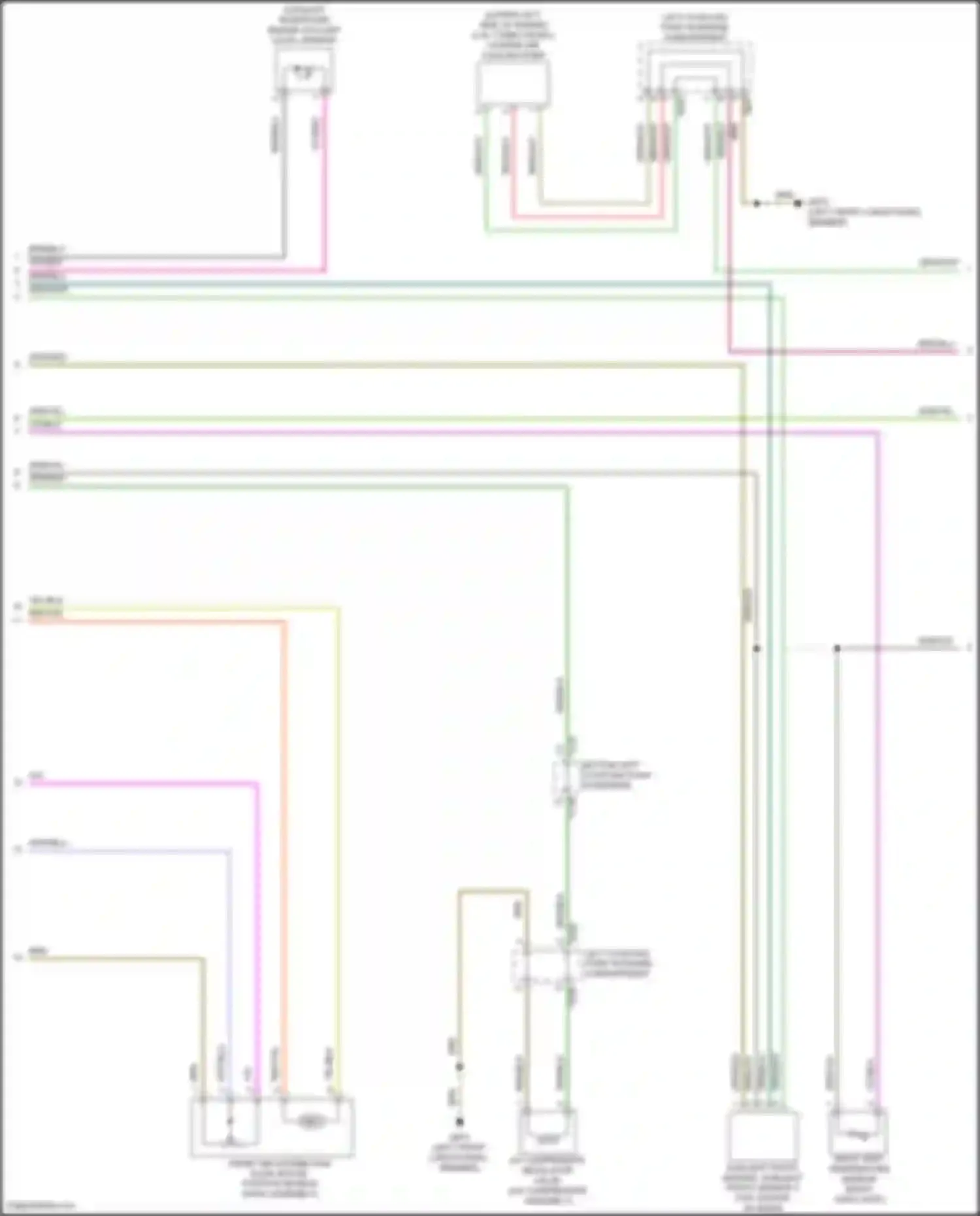 Wiring diagram engine coolant level sensor for Volkswagen Golf Mk7 (2012-2017) (1 of 4)