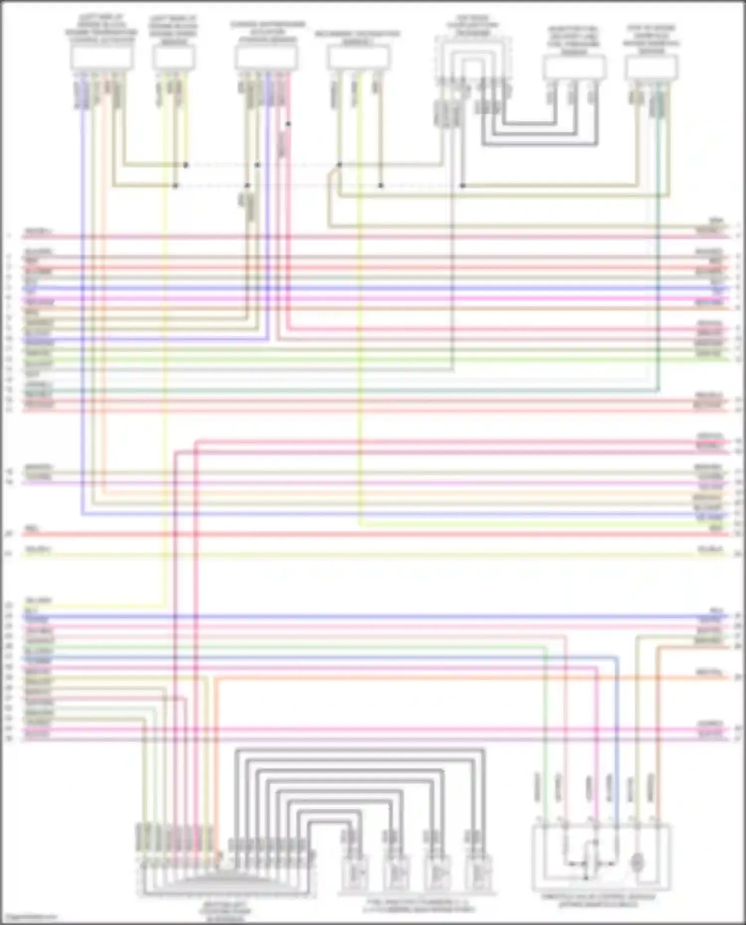 Wiring diagram engine speed sensor for Volkswagen Golf Mk7 (2012-2017) (2 of 4)