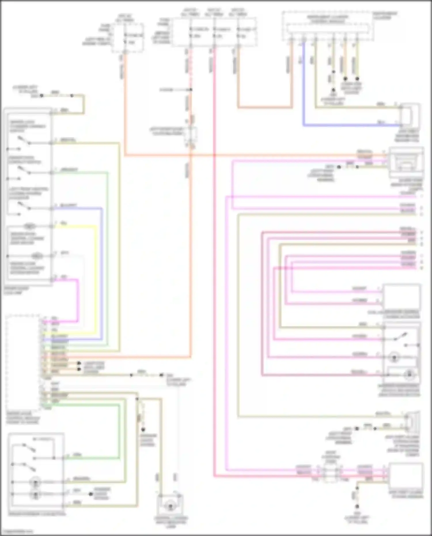 Wiring diagram fuse panel c for Volkswagen Golf Mk7 (2012-2017) (3 of 60)