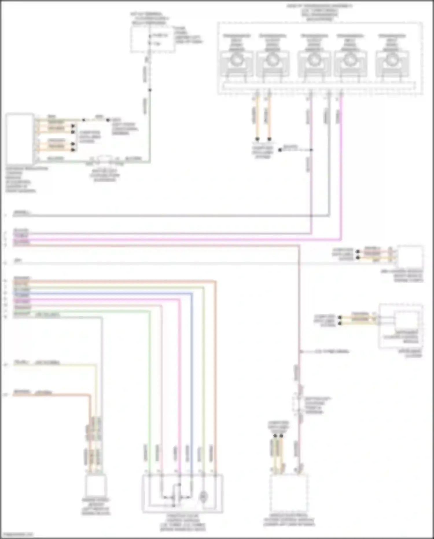 Wiring diagram fuse panel c for Volkswagen Golf Mk7 (2012-2017) (15 of 60)