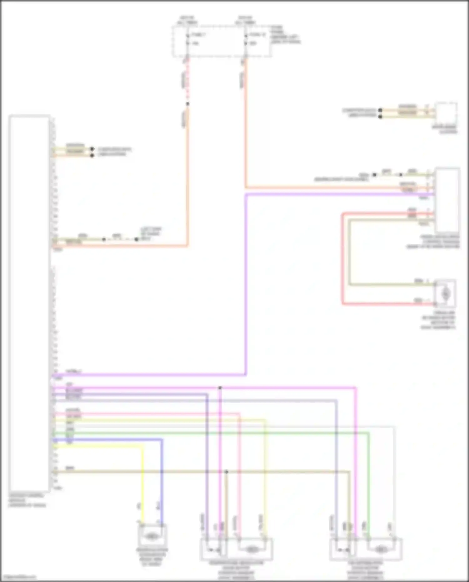 Wiring diagram fuse panel c for Volkswagen Golf Mk7 (2012-2017) (5 of 60)