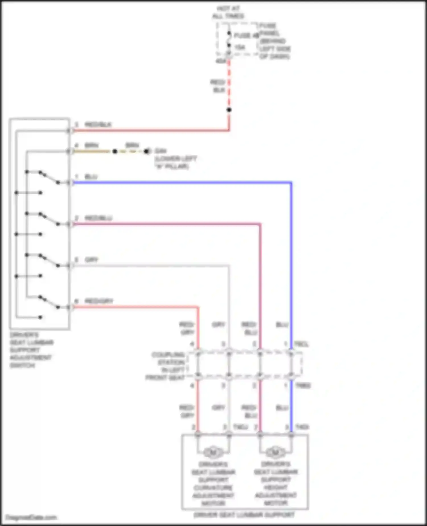 Wiring diagram fuse panel c for Volkswagen Golf Mk7 (2012-2017) (46 of 60)
