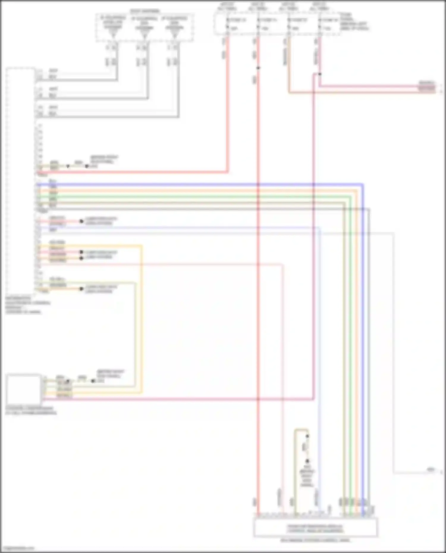 Wiring diagram fuse panel c for Volkswagen Golf Mk7 (2012-2017) (43 of 60)