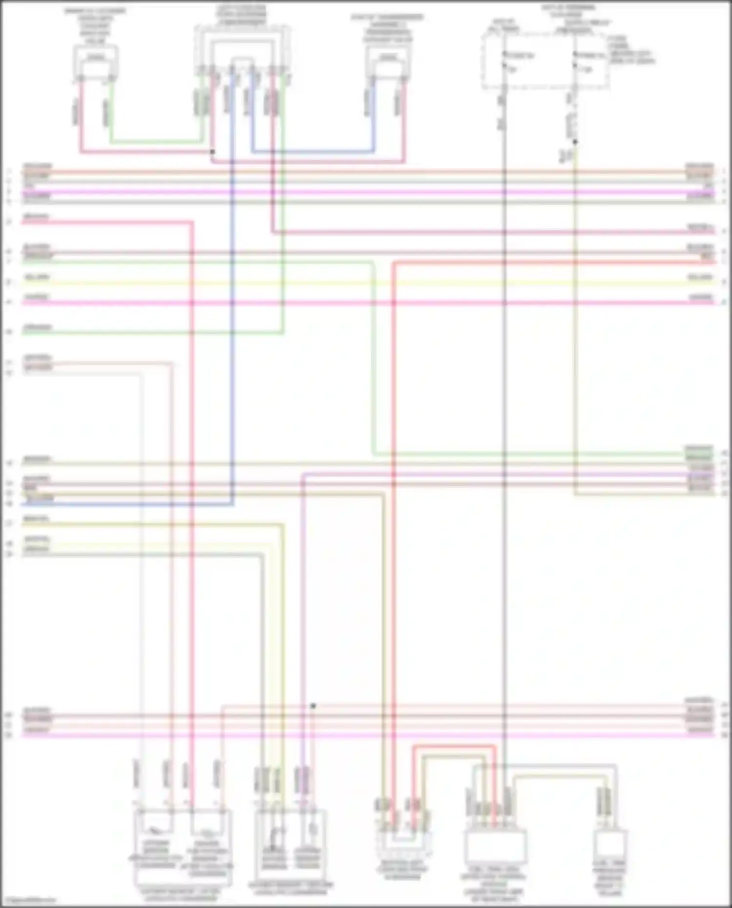 Wiring diagram fuse panel c for Volkswagen Golf Mk7 (2012-2017) (58 of 60)