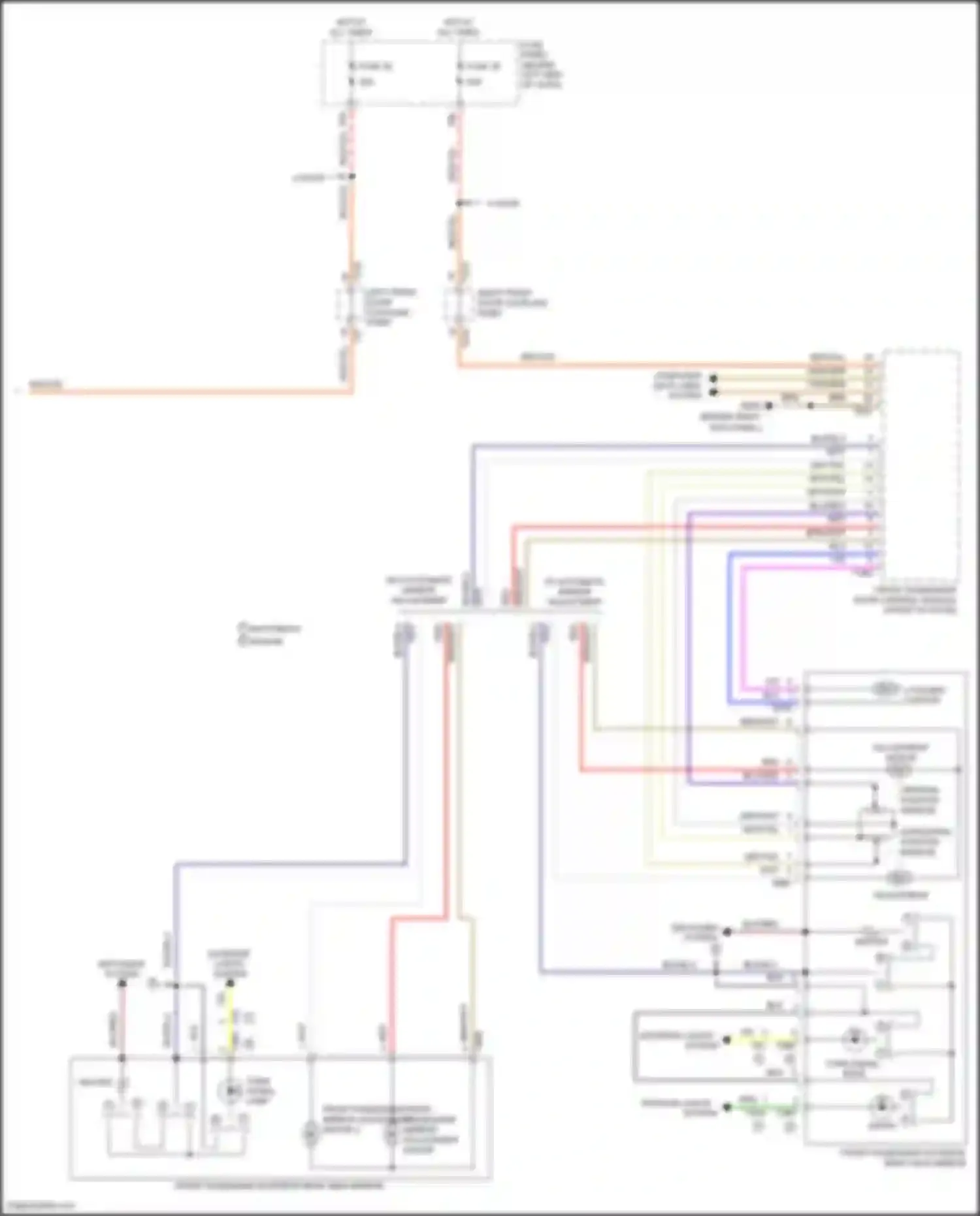 Wiring diagram horizontal position sensor for Volkswagen Golf Mk7 (2012-2017) (1 of 1)