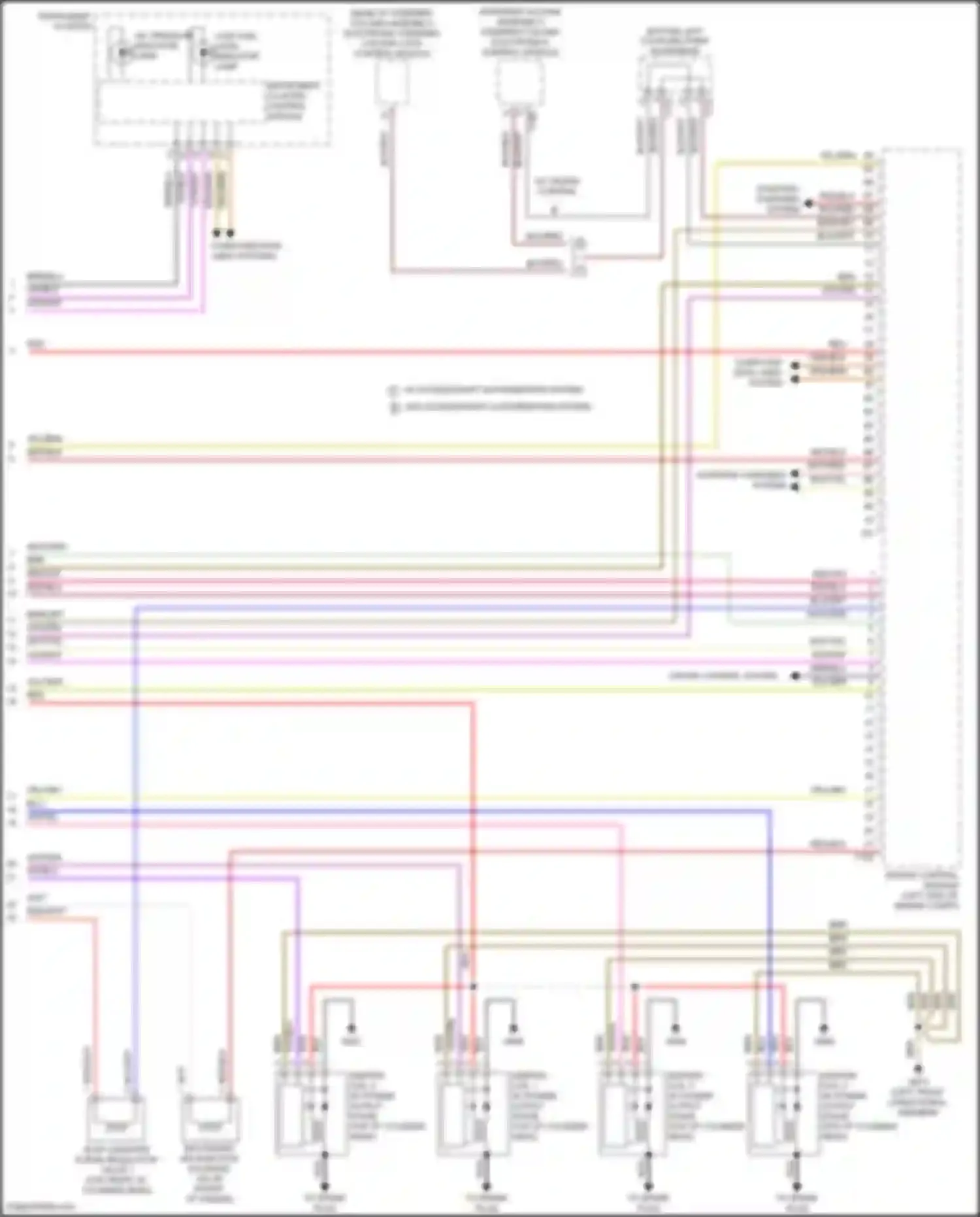 Wiring diagram instrument cluster control module for Volkswagen Golf Mk7 (2012-2017) (16 of 17)