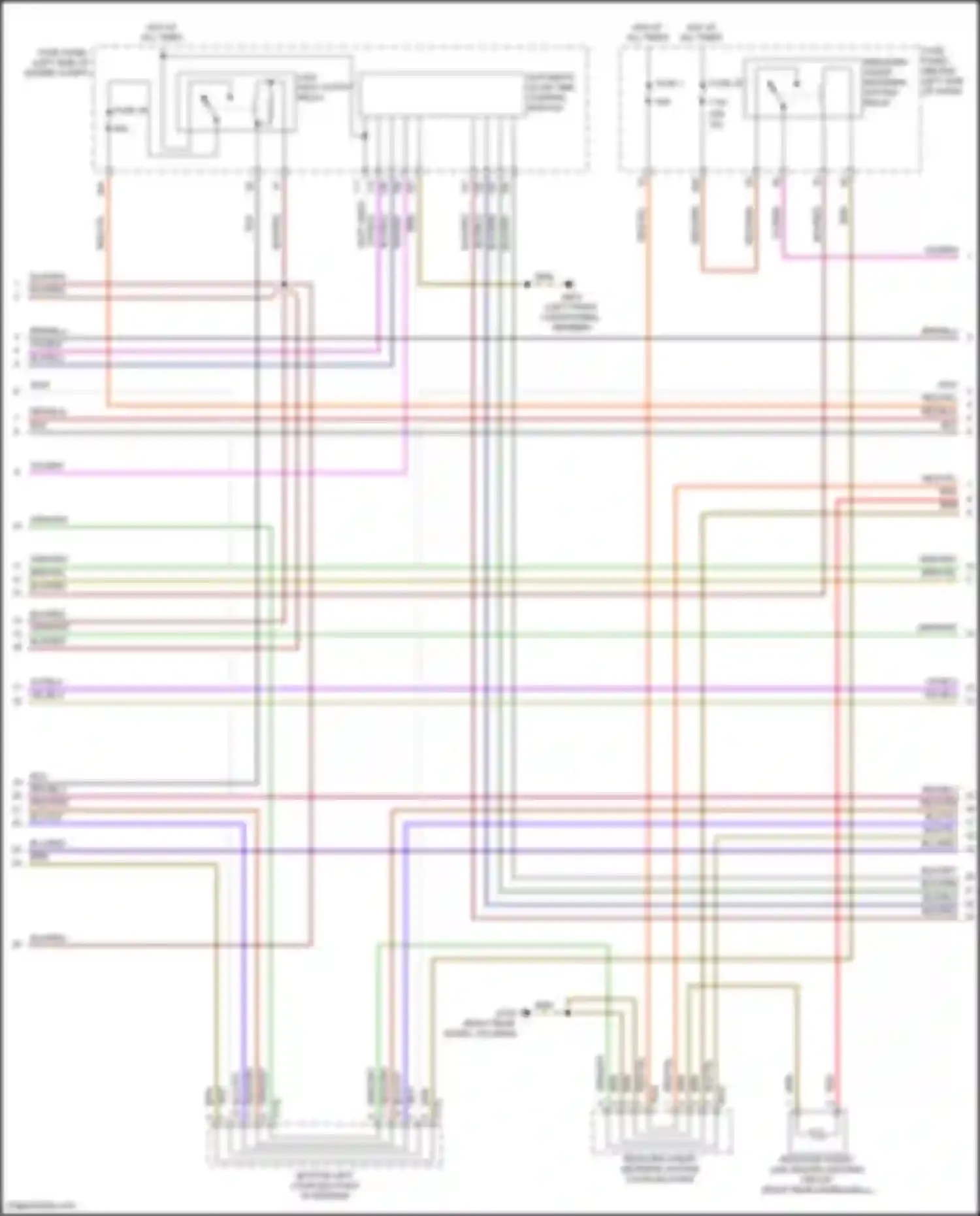 Wiring diagram low heat output relay for Volkswagen Golf Mk7 (2012-2017) (2 of 2)