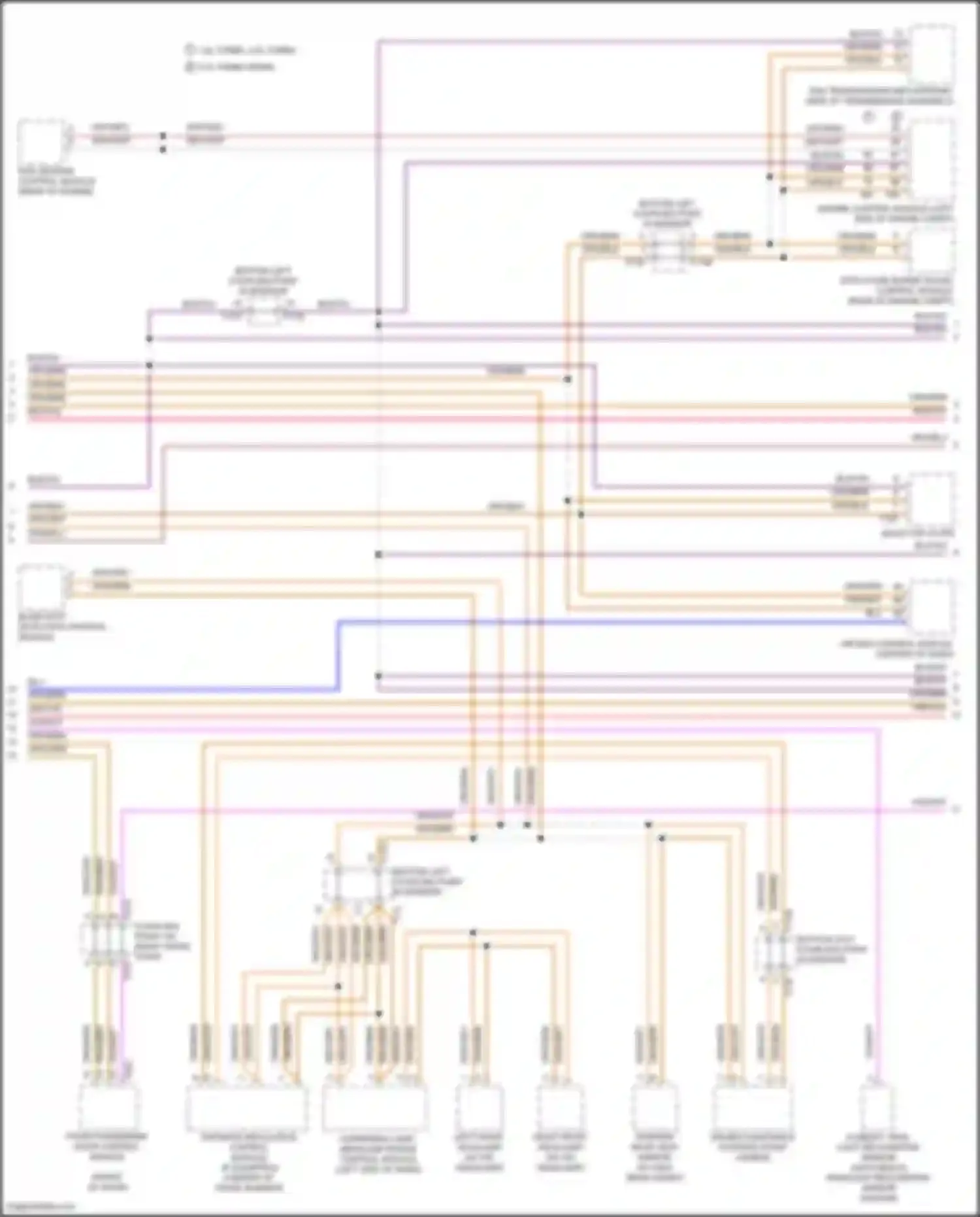 Wiring diagram nox sensor control module for Volkswagen Golf Mk7 (2012-2017) (1 of 4)