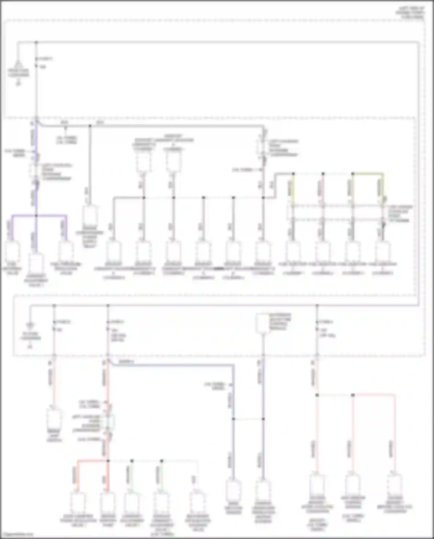 Wiring diagram oxygen sensor 1 after catalytic converter for Volkswagen Golf Mk7 (2012-2017) (1 of 3)