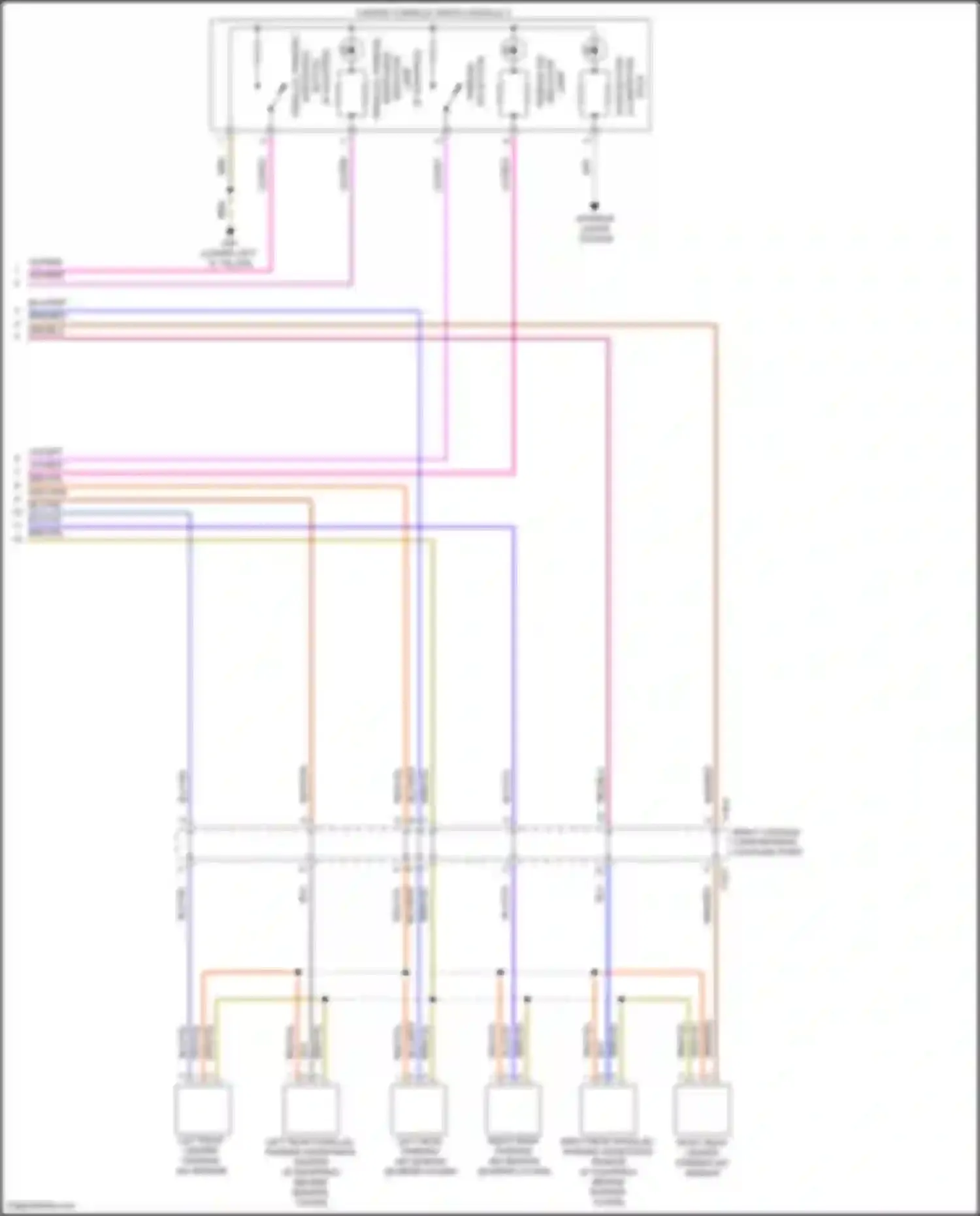 Wiring diagram parallel parking for Volkswagen Golf Mk7 (2012-2017) (1 of 1)
