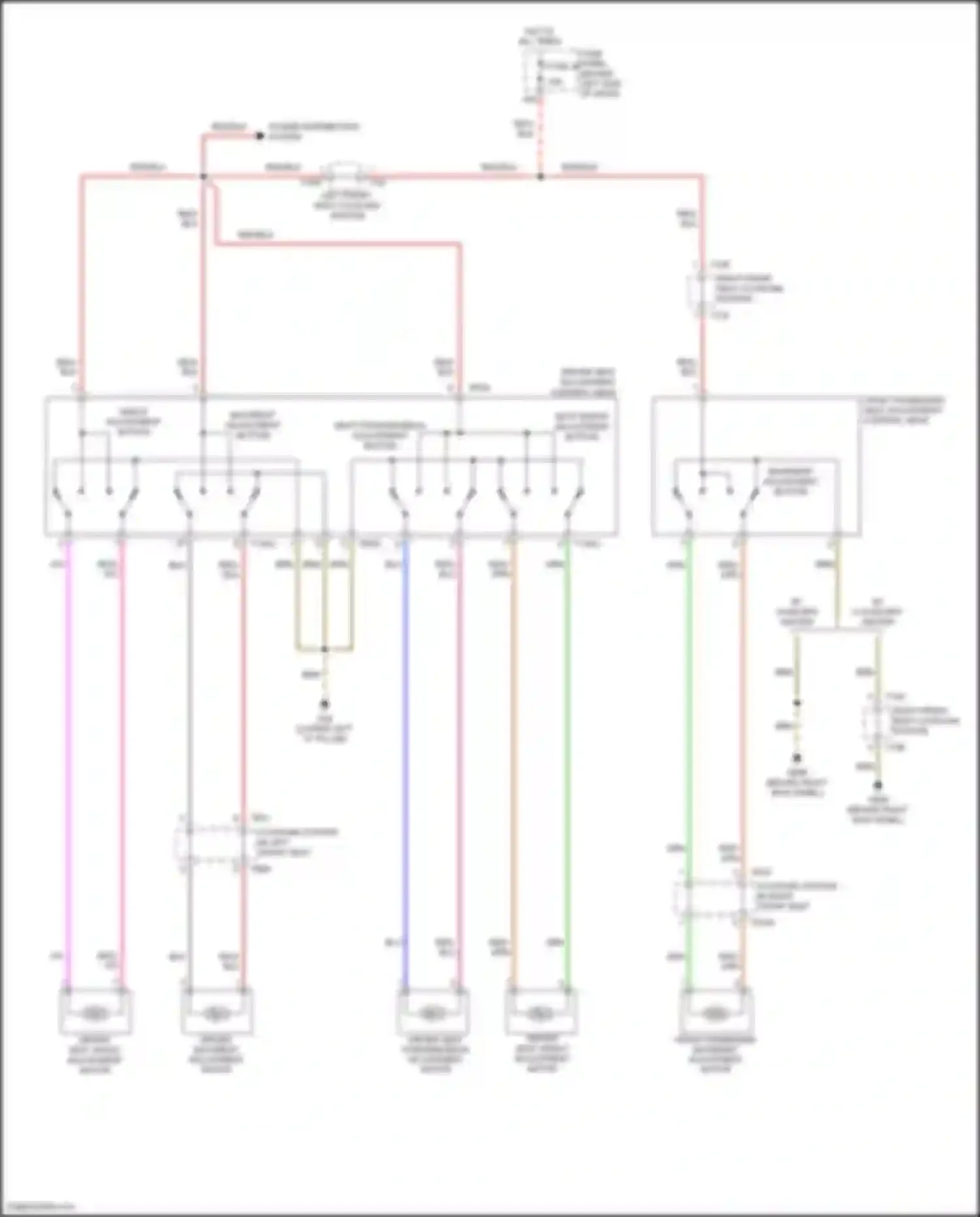 Wiring diagram power distribution system for Volkswagen Golf Mk7 (2012-2017) (3 of 5)
