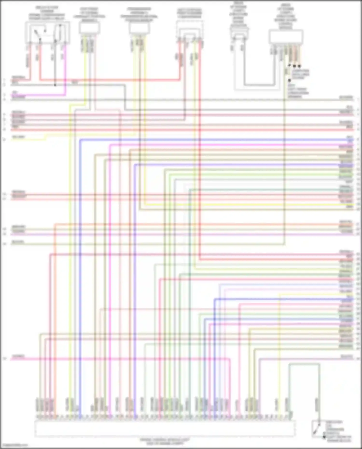 Wiring diagram structure borne sound actuator for Volkswagen Golf Mk7 (2012-2017) (1 of 1)