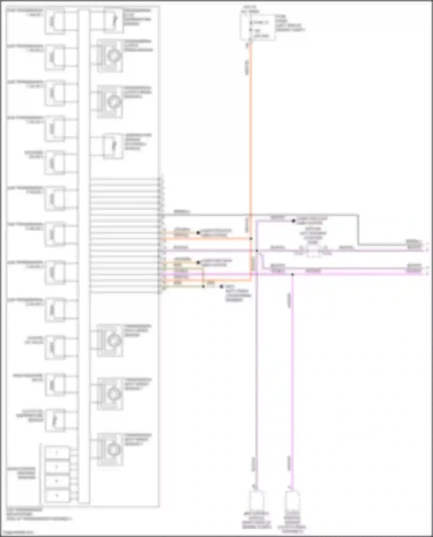 Wiring diagram transmission fluid temperature sensor for Volkswagen Golf Mk7 (2012-2017) (1 of 1)