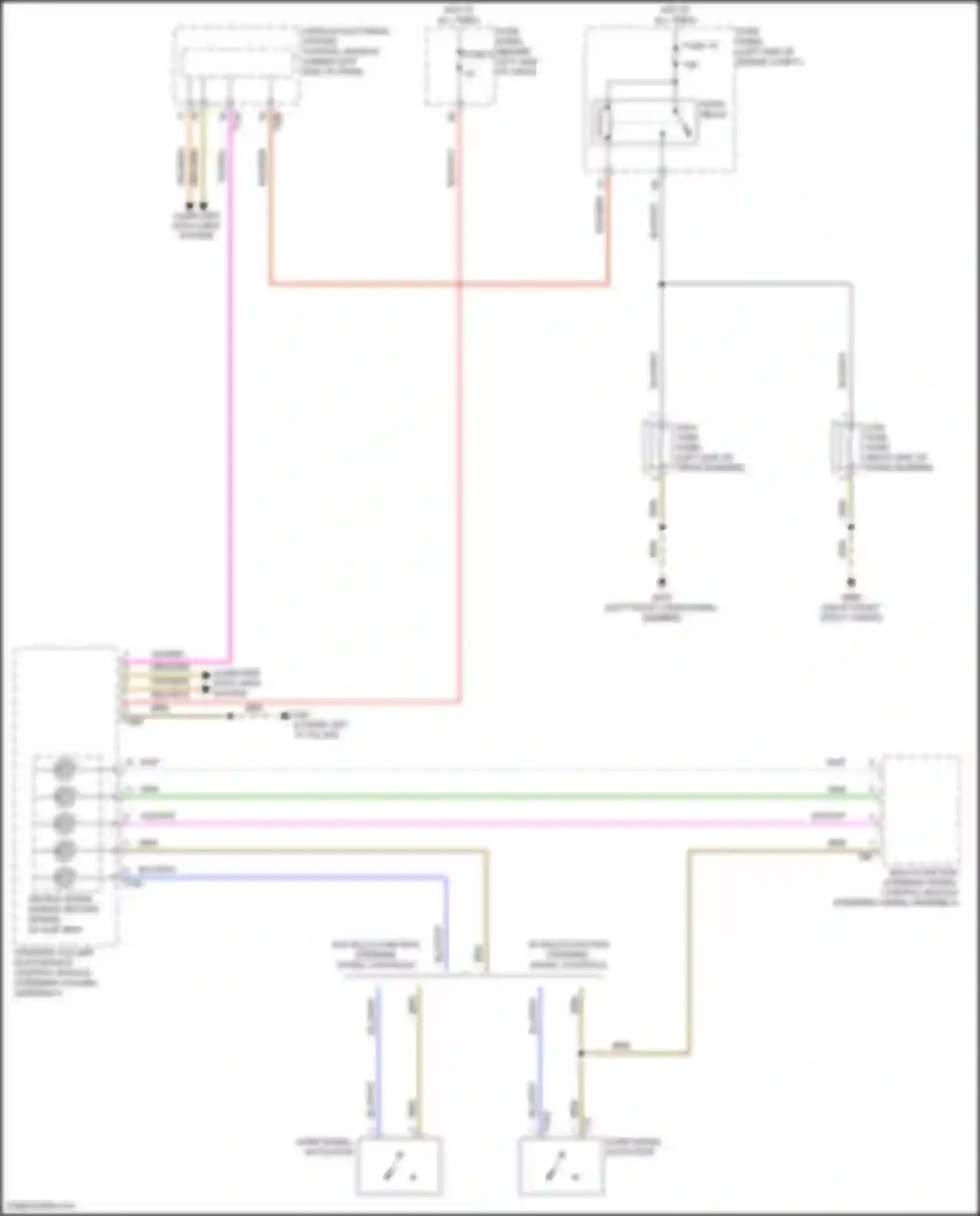 Wiring diagram vehicle electrical system control module for Volkswagen Golf Mk7 (2012-2017) (4 of 31)