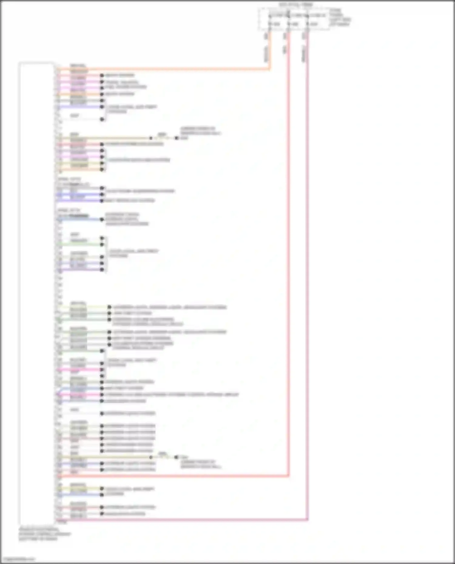 Golf Volkswagen Mk8 (2019-2024): Vehicle electrical system control module circuit (2 of 2)