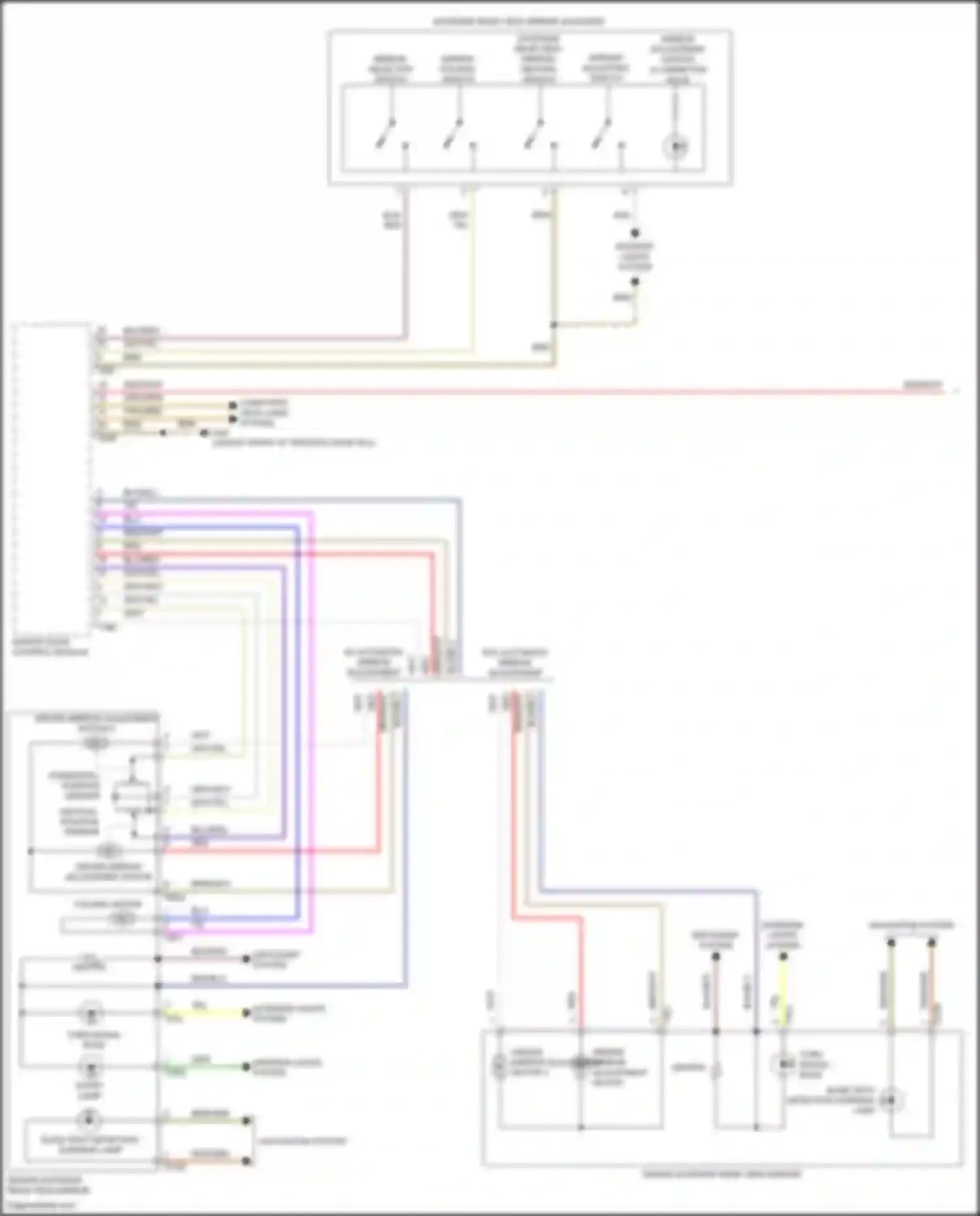 Golf Volkswagen Mk8 (2019-2024): Power mirrors circuit (1 of 2)