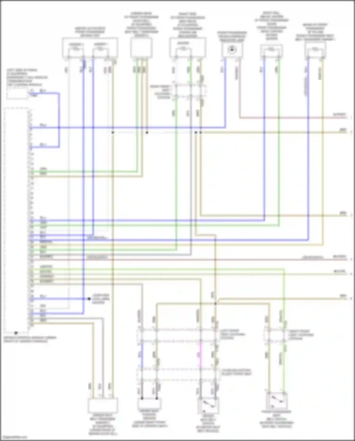 Golf Volkswagen Mk8 (2019-2024): Supplemental restraints circuit (1 of 3)