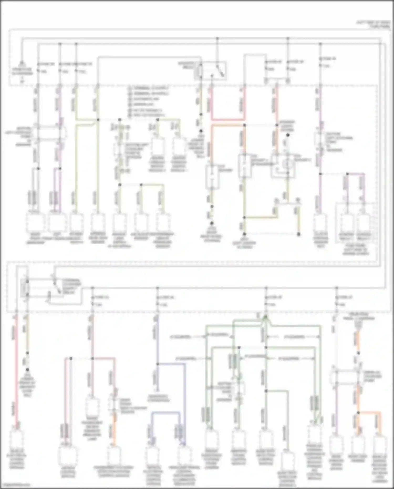 Wiring diagram blind spot detection control module for Volkswagen Golf Mk8 (2019-2024) (4 of 4)