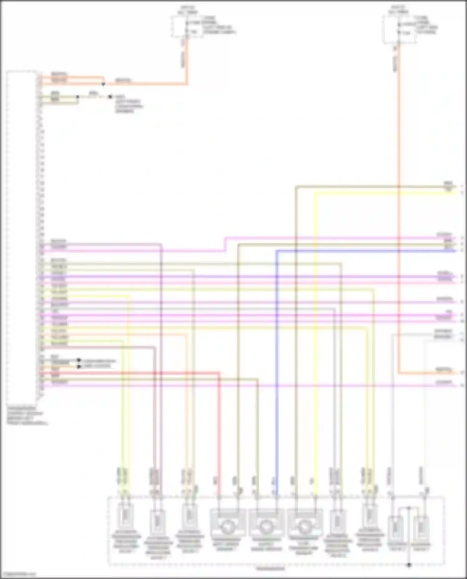 Wiring diagram computer data lines system for Volkswagen Golf Mk8 (2019-2024) (11 of 72)