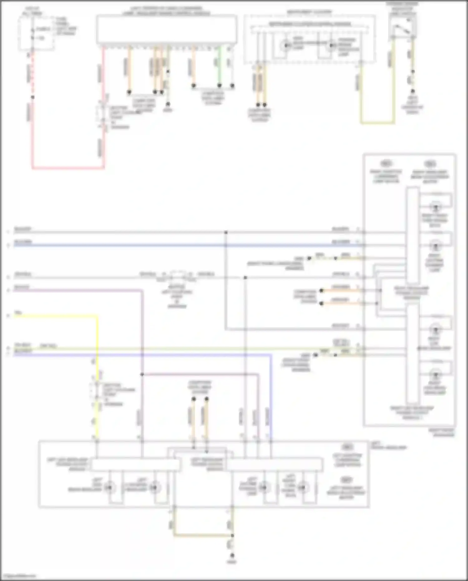 Wiring diagram computer data lines system for Volkswagen Golf Mk8 (2019-2024) (16 of 72)