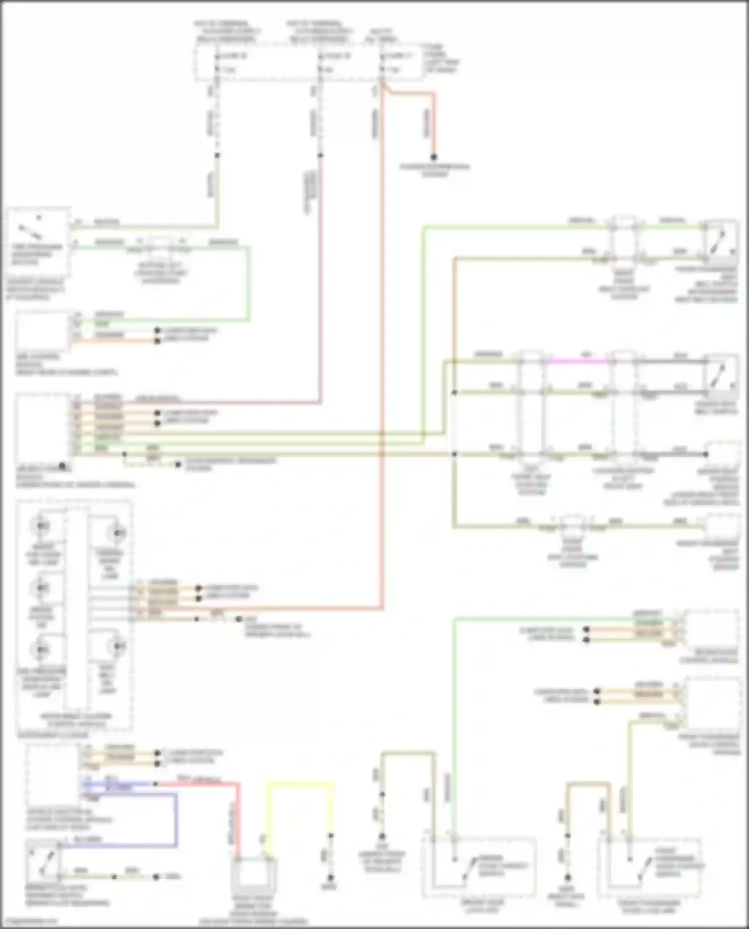 Wiring diagram computer data lines system for Volkswagen Golf Mk8 (2019-2024) (60 of 72)