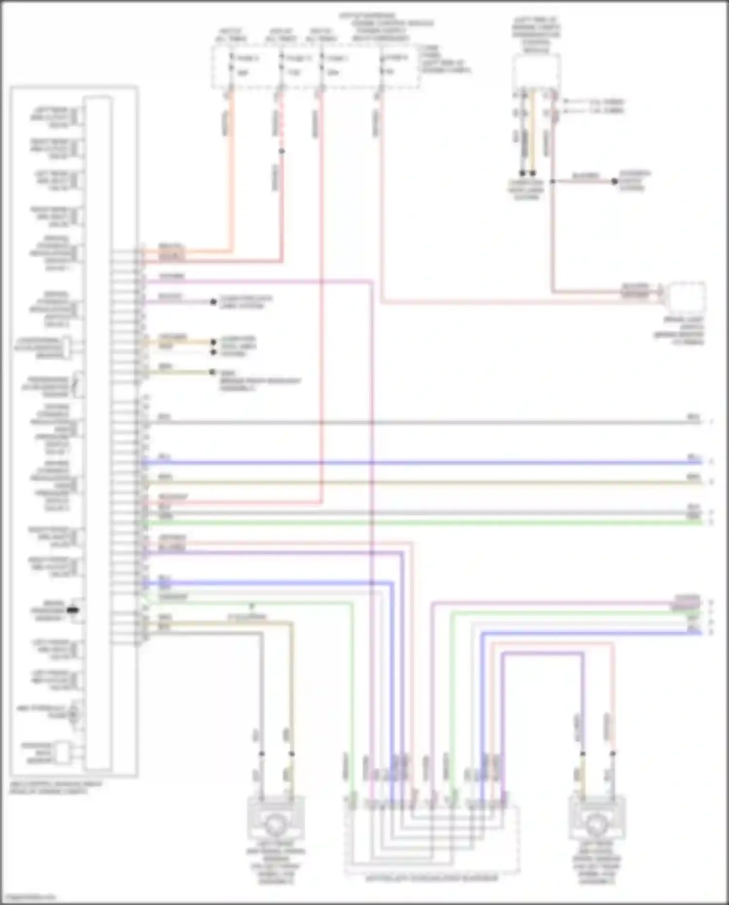 Wiring diagram computer data lines system for Volkswagen Golf Mk8 (2019-2024) (63 of 72)