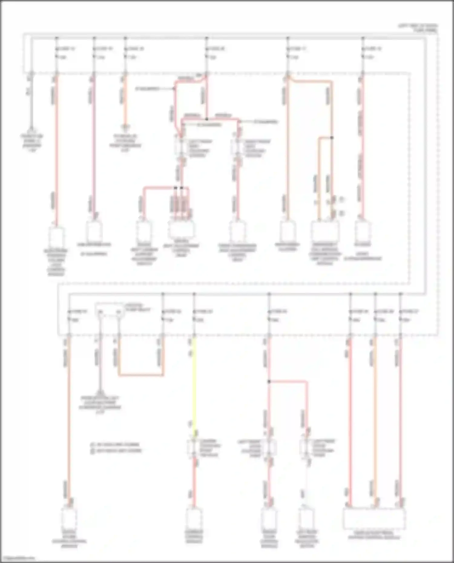 Wiring diagram digital sound system control module for Volkswagen Golf Mk8 (2019-2024) (4 of 5)