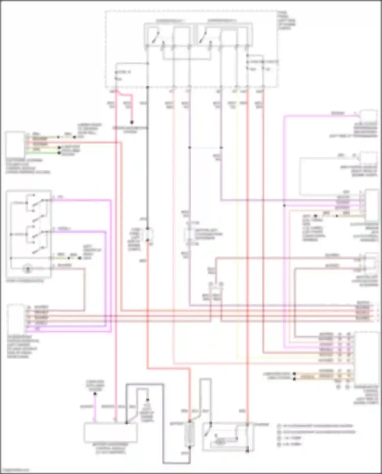 Wiring diagram electronic steering column lock control module for Volkswagen Golf Mk8 (2019-2024) (5 of 5)