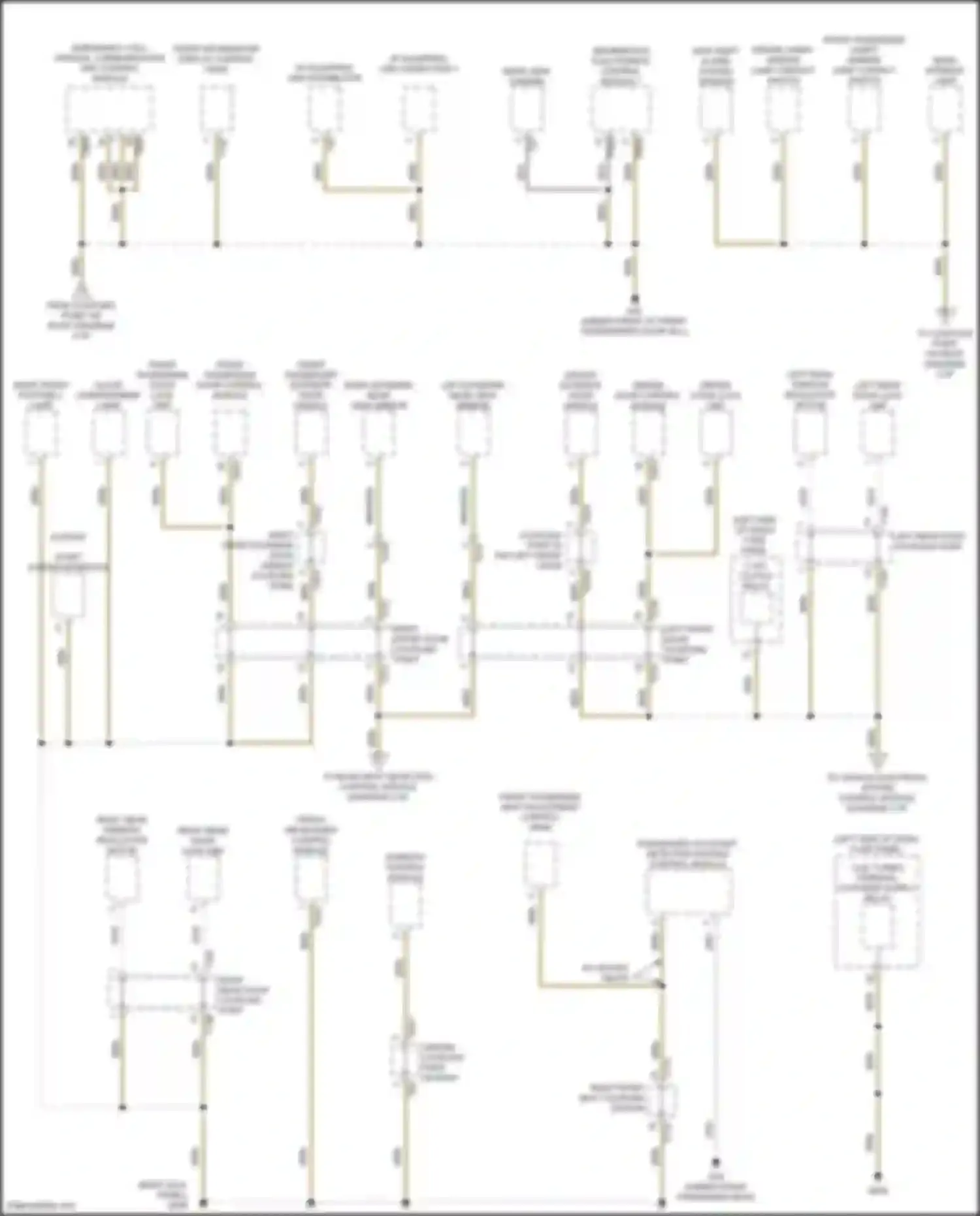 Wiring diagram front passenger door control module for Volkswagen Golf Mk8 (2019-2024) (3 of 13)