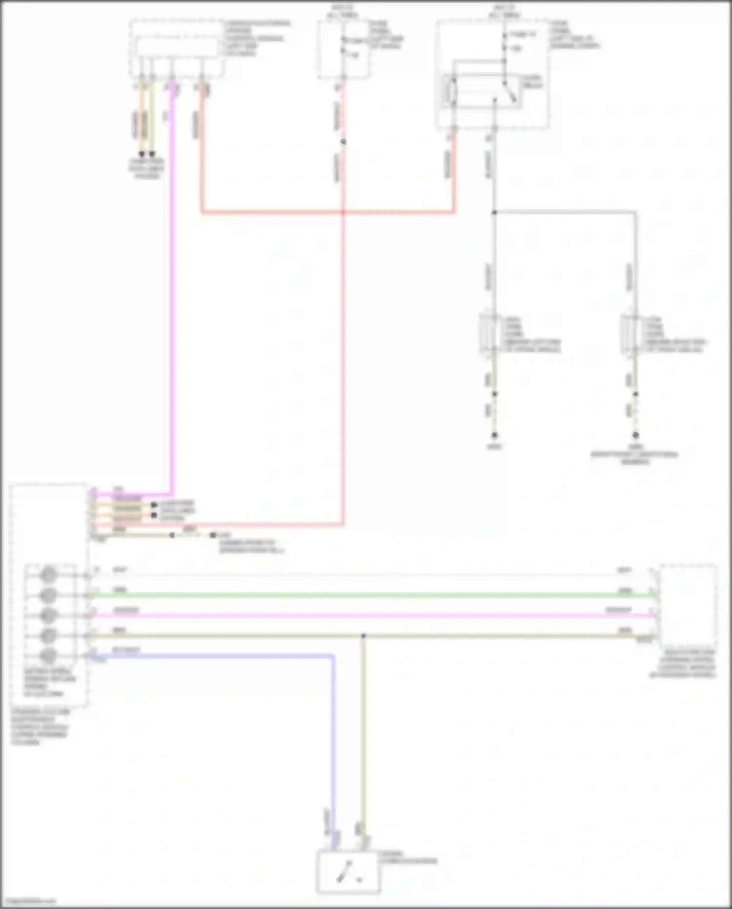 Wiring diagram fuse panel c for Volkswagen Golf Mk8 (2019-2024) (57 of 60)