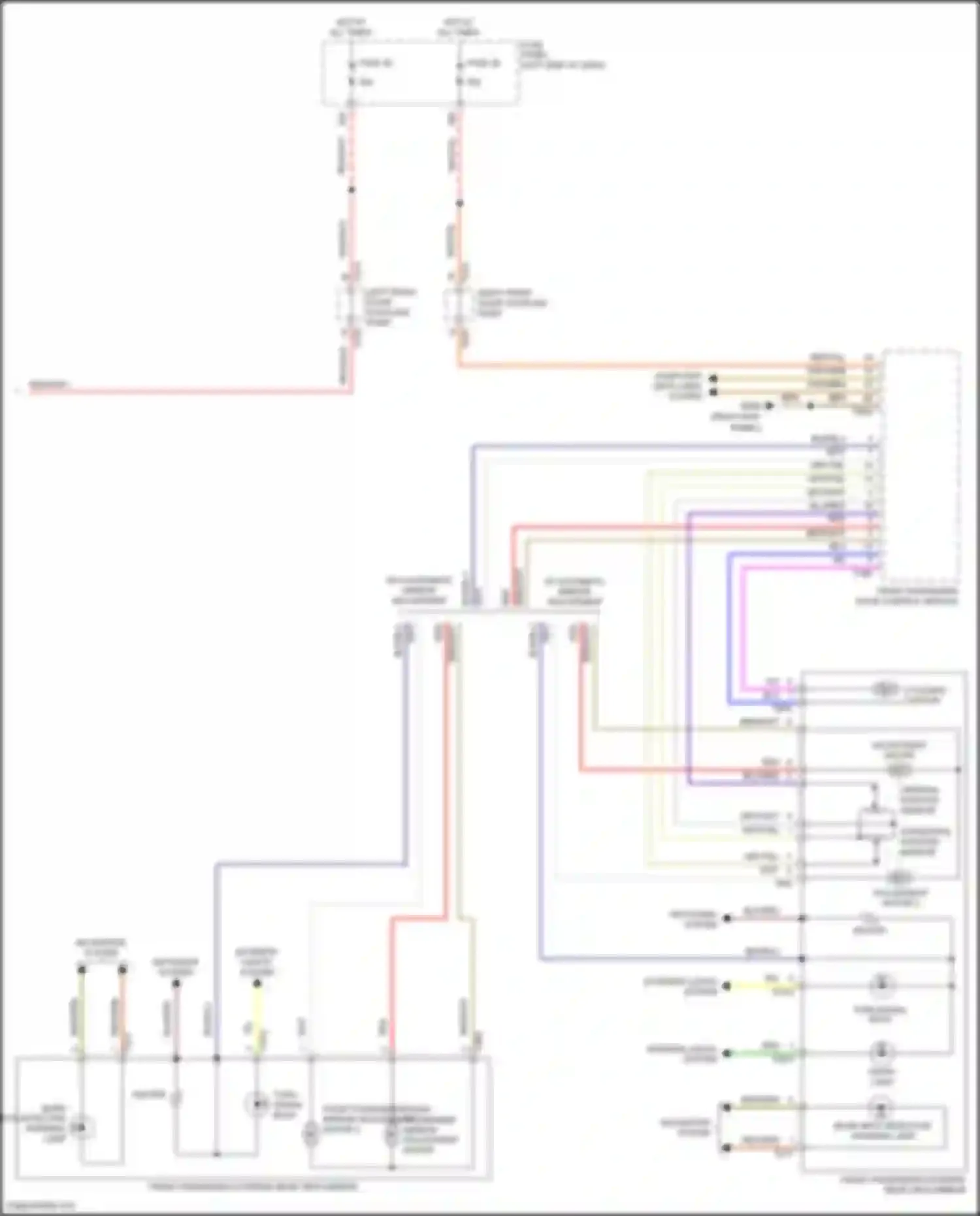 Wiring diagram fuse panel c for Volkswagen Golf Mk8 (2019-2024) (47 of 60)