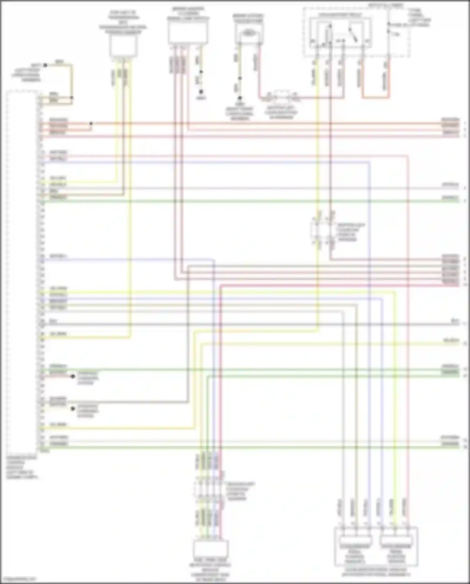 Wiring diagram fuse panel c for Volkswagen Golf Mk8 (2019-2024) (60 of 60)