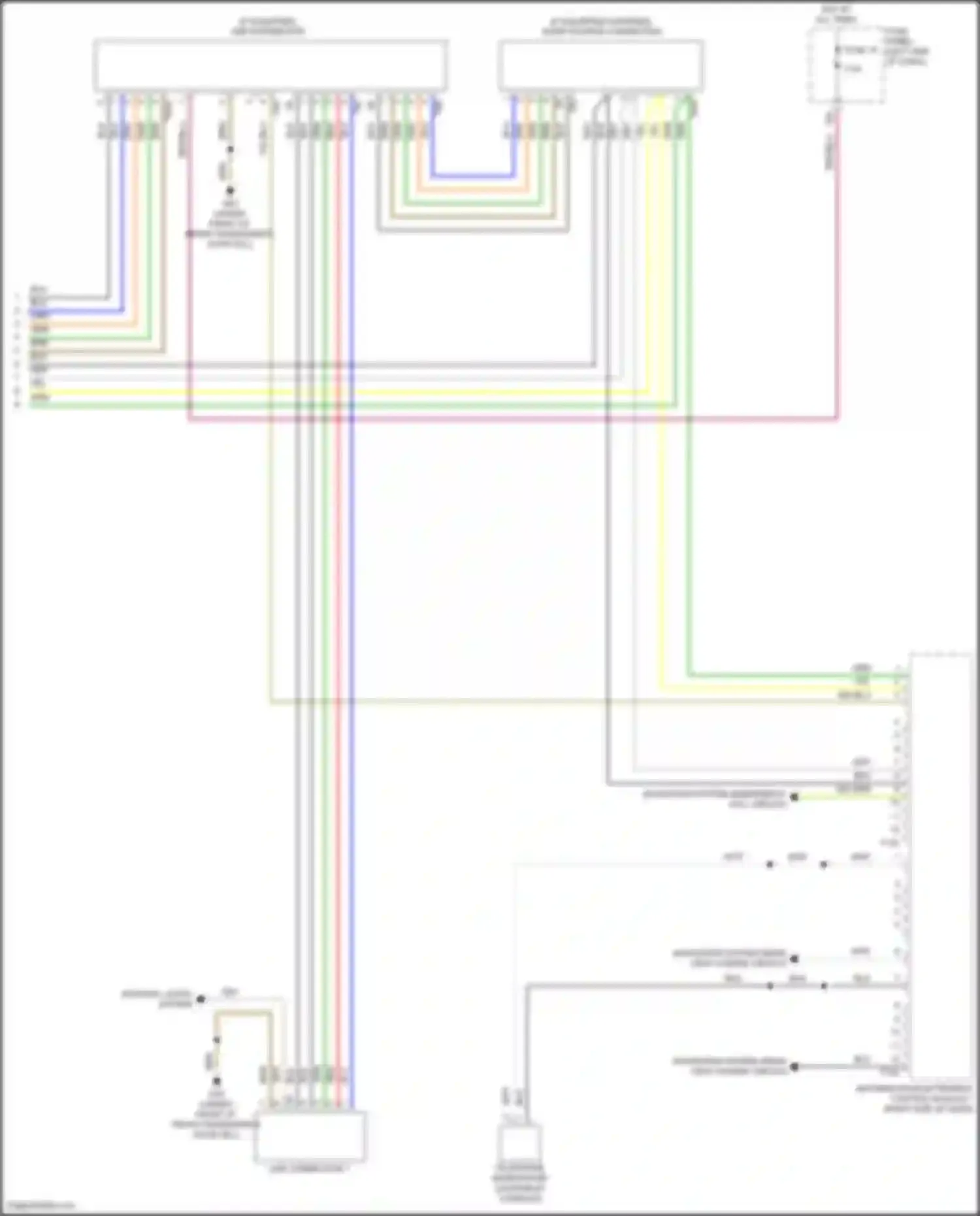 Wiring diagram fuse panel c for Volkswagen Golf Mk8 (2019-2024) (9 of 60)