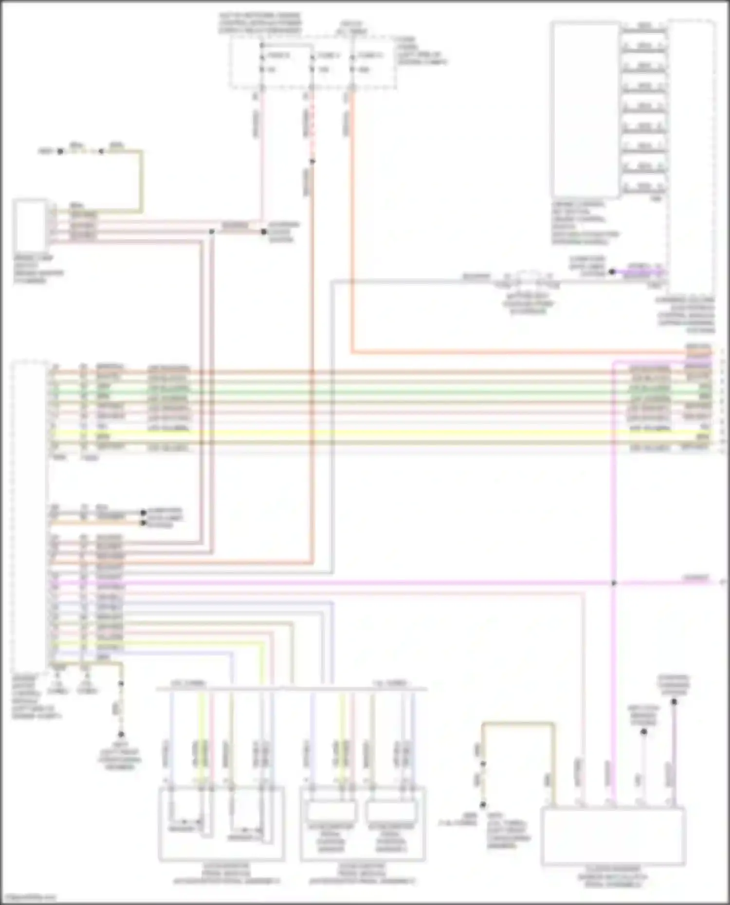 Wiring diagram hot w/ motronic engine control module power supply relay energized for Volkswagen Golf Mk8 (2019-2024) (6 of 9)