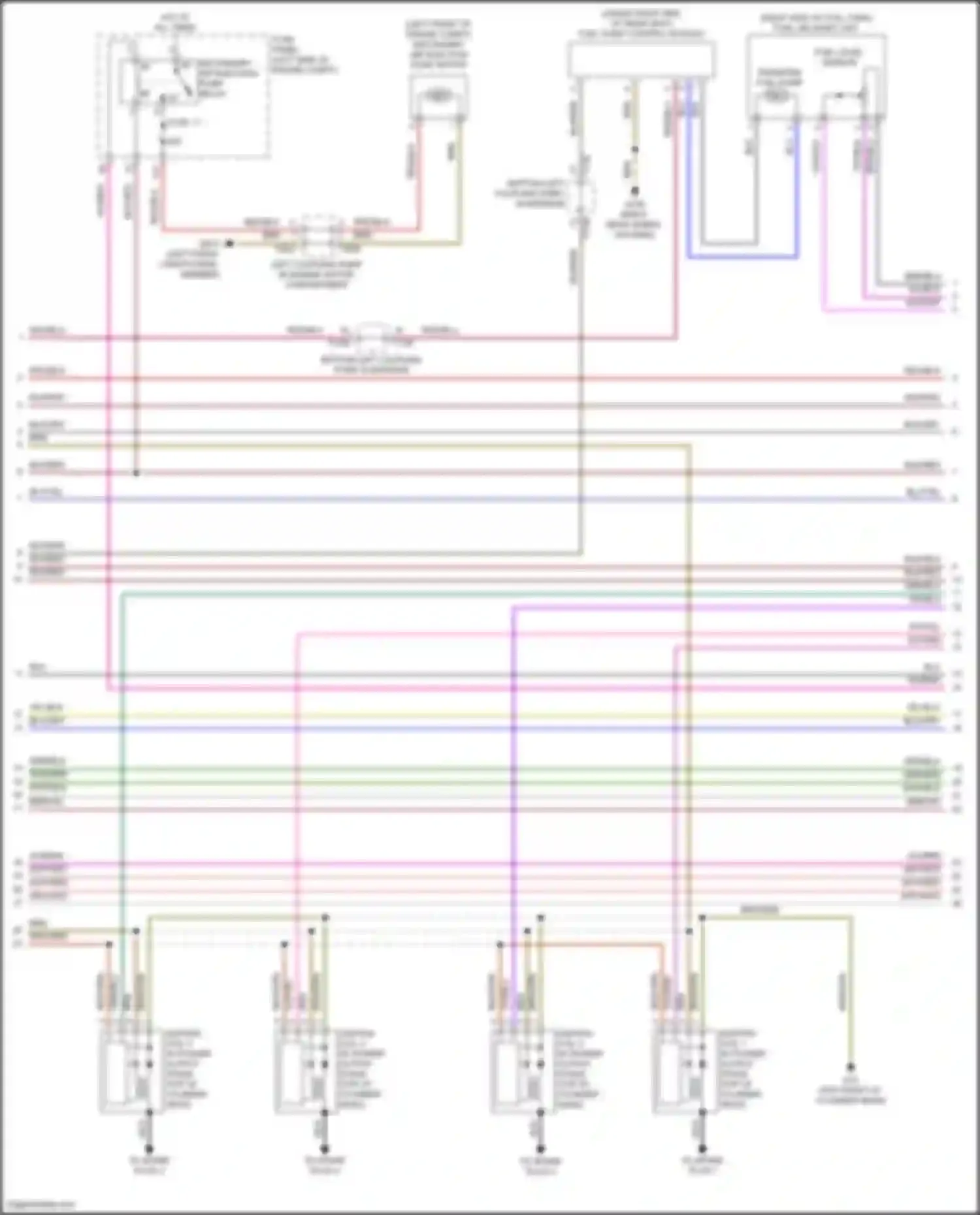 Wiring diagram ignition coil 2 w/ power output stage for Volkswagen Golf Mk8 (2019-2024) (3 of 3)