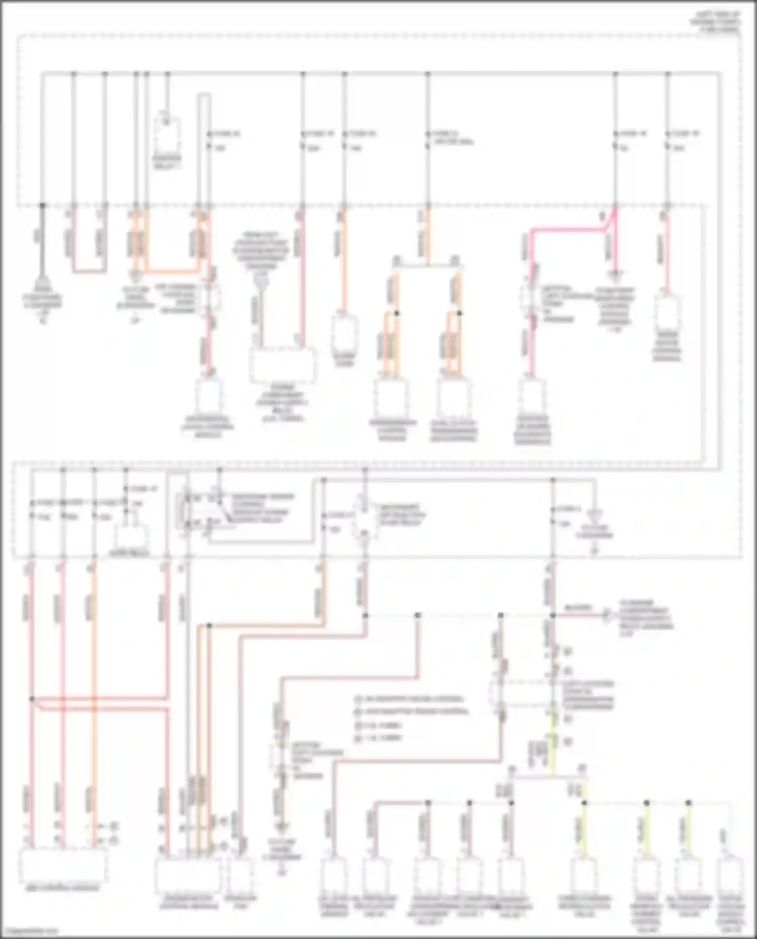 Wiring diagram left coupling point in engine/motor compartment for Volkswagen Golf Mk8 (2019-2024) (8 of 18)