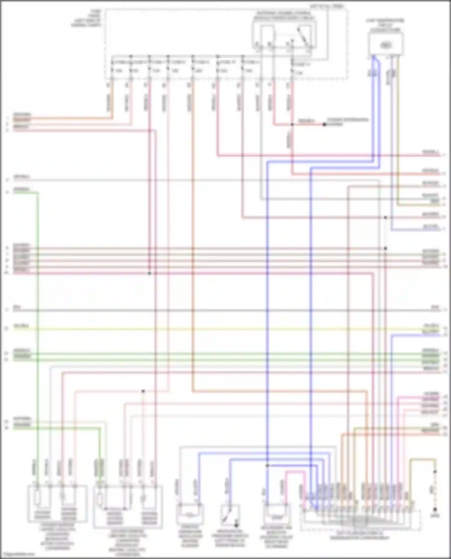Wiring diagram oxygen sensor 1 after catalytic converter for Volkswagen Golf Mk8 (2019-2024) (2 of 2)