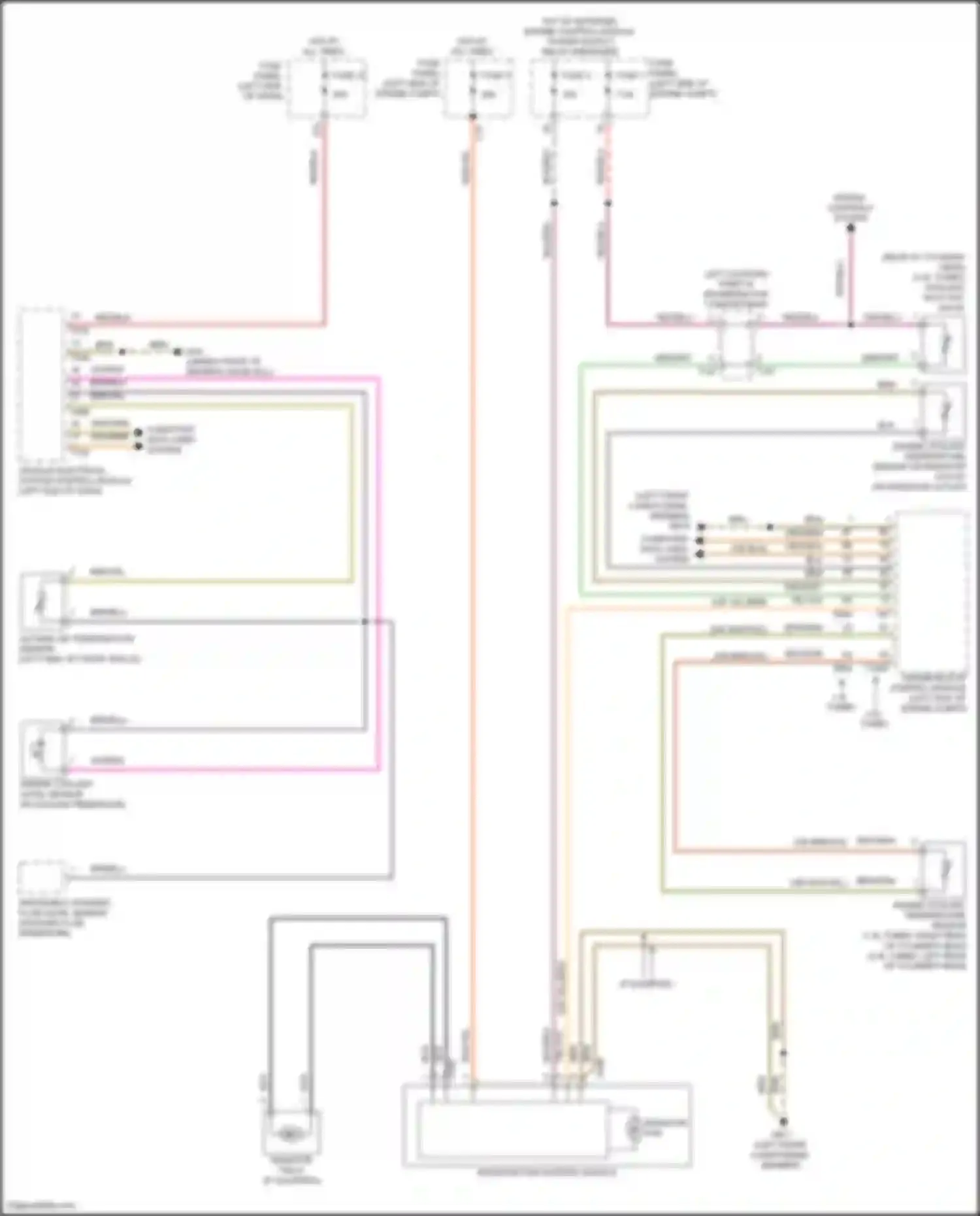 Wiring diagram radiator fan control module for Volkswagen Golf Mk8 (2019-2024) (2 of 4)