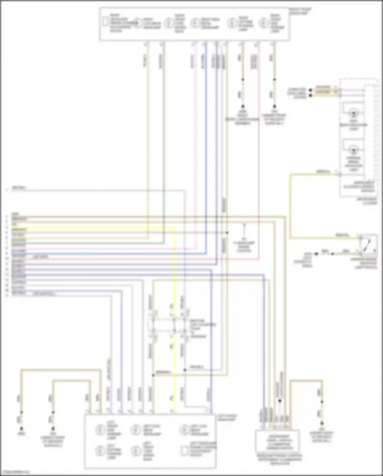 Wiring diagram right front turn signal bulb for Volkswagen Golf Mk8 (2019-2024) (4 of 4)