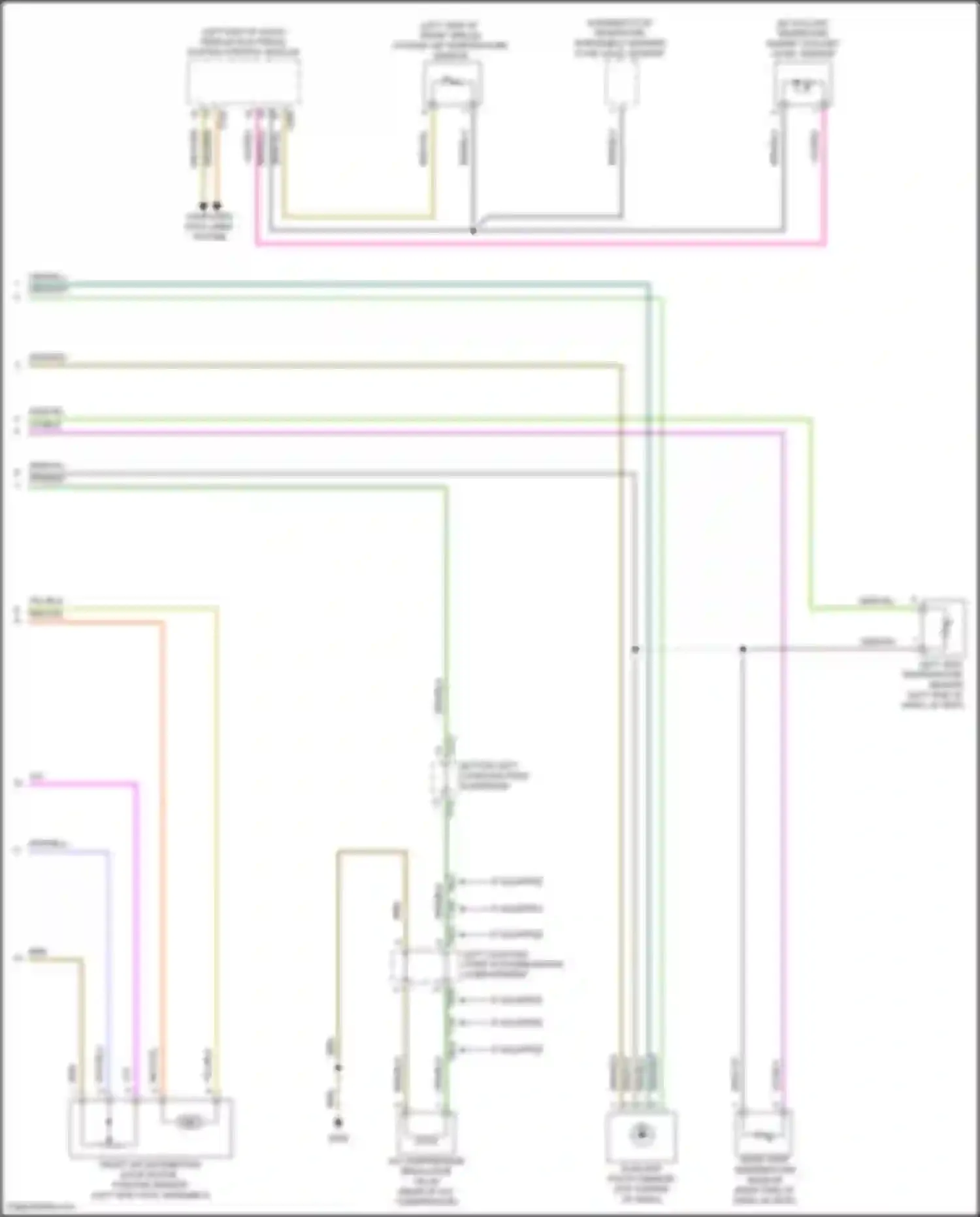 Wiring diagram right vent temperature sensor for Volkswagen Golf Mk8 (2019-2024) (1 of 1)