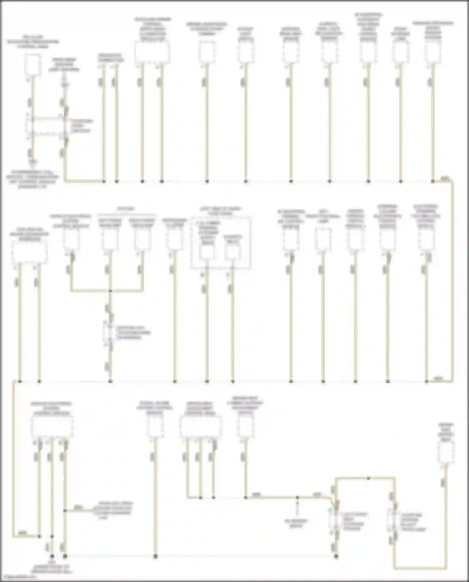 Wiring diagram sockets relay for Volkswagen Golf Mk8 (2019-2024) (1 of 2)