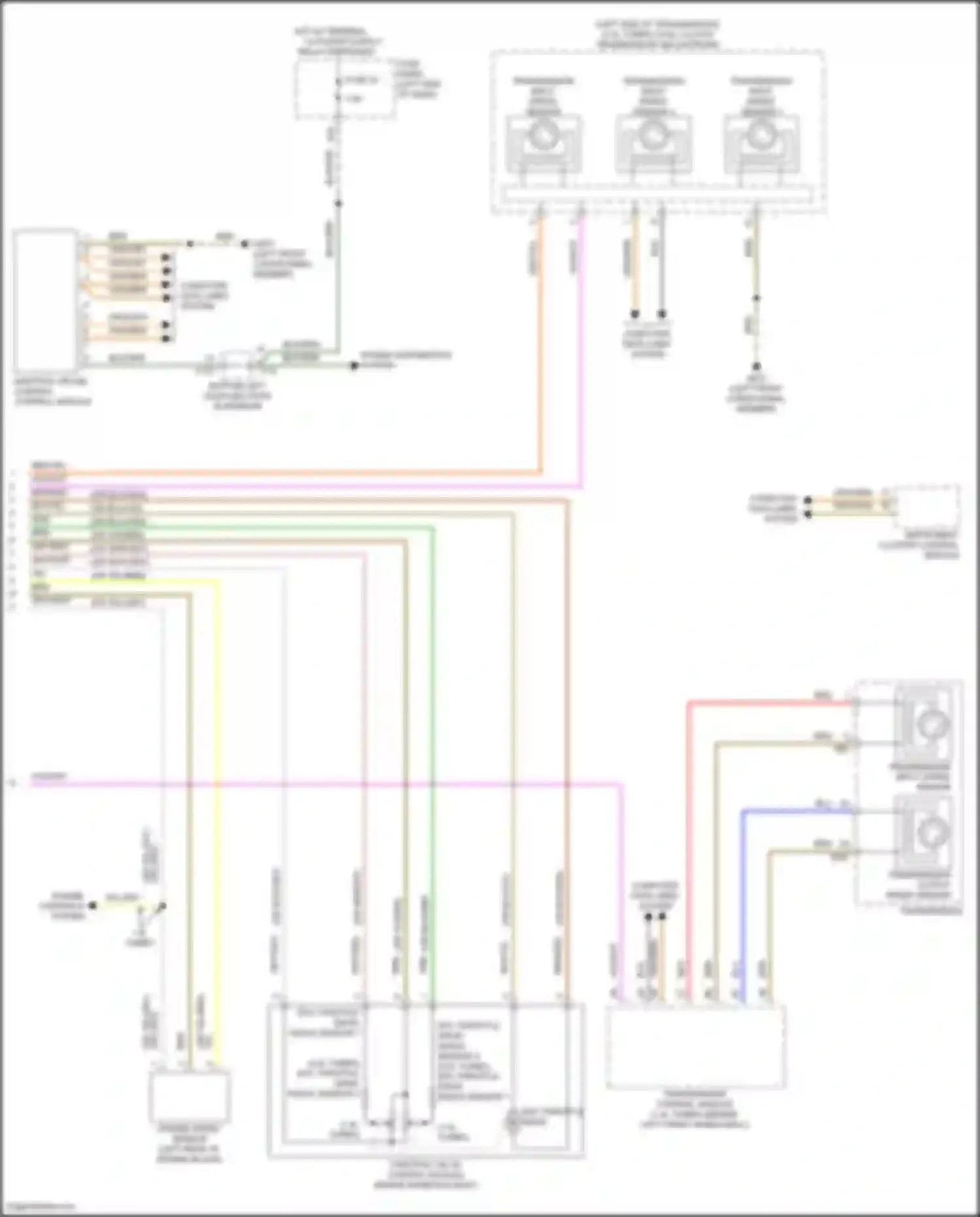 Wiring diagram transmission input speed sensor 2 for Volkswagen Golf Mk8 (2019-2024) (1 of 1)