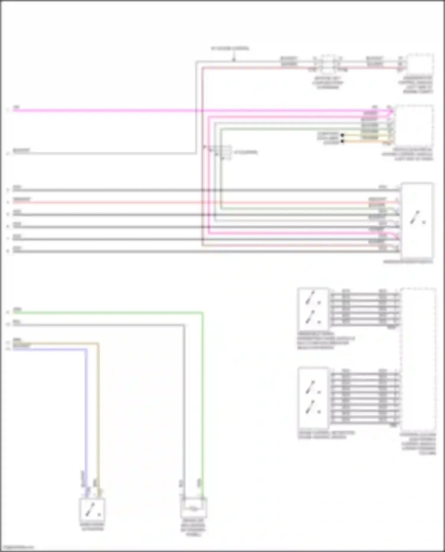 Wiring diagram vehicle electrical system control module for Volkswagen Golf Mk8 (2019-2024) (26 of 36)