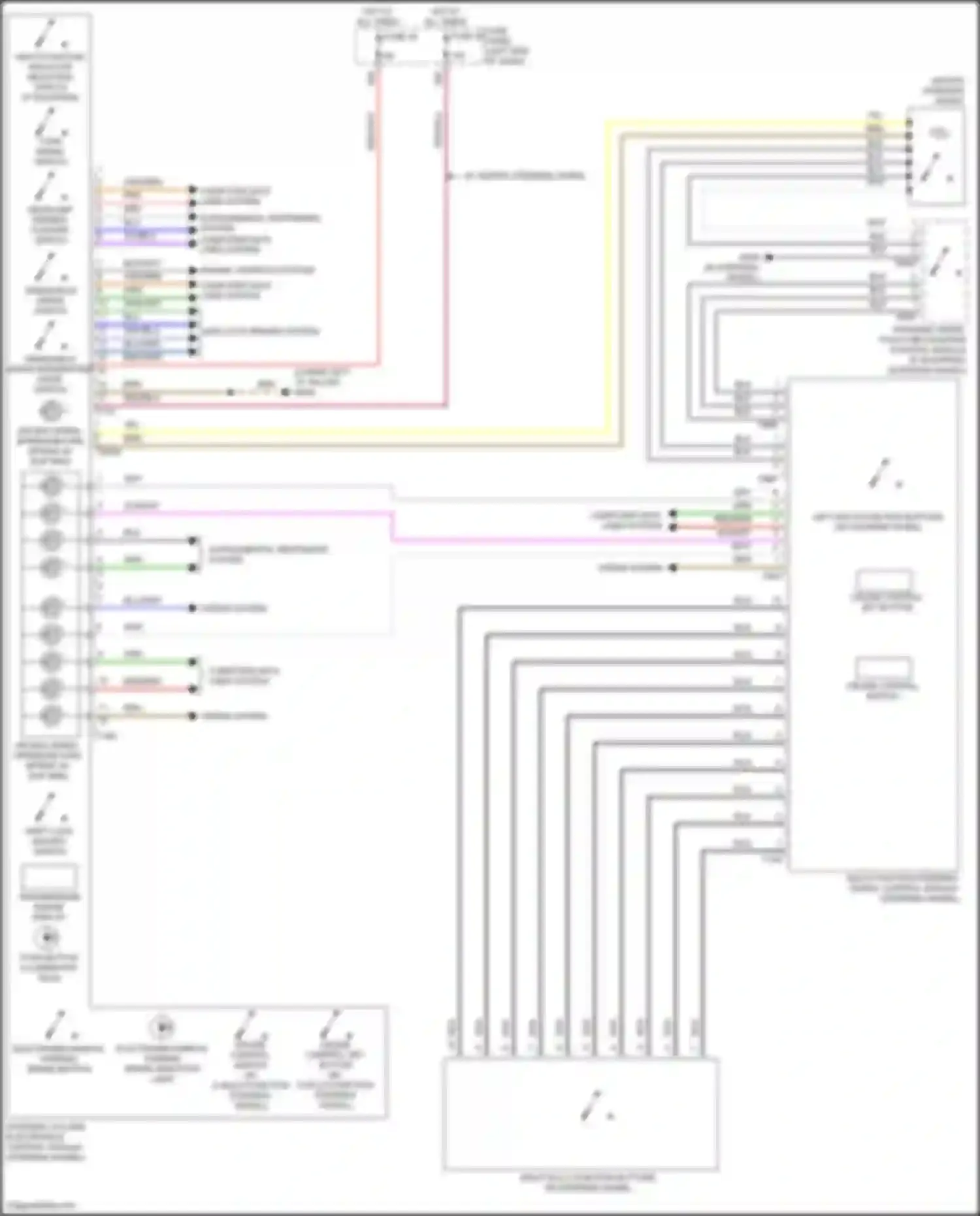 ID.4 X Volkswagen I (2020-2024): Steering column electronic systems control module circuit