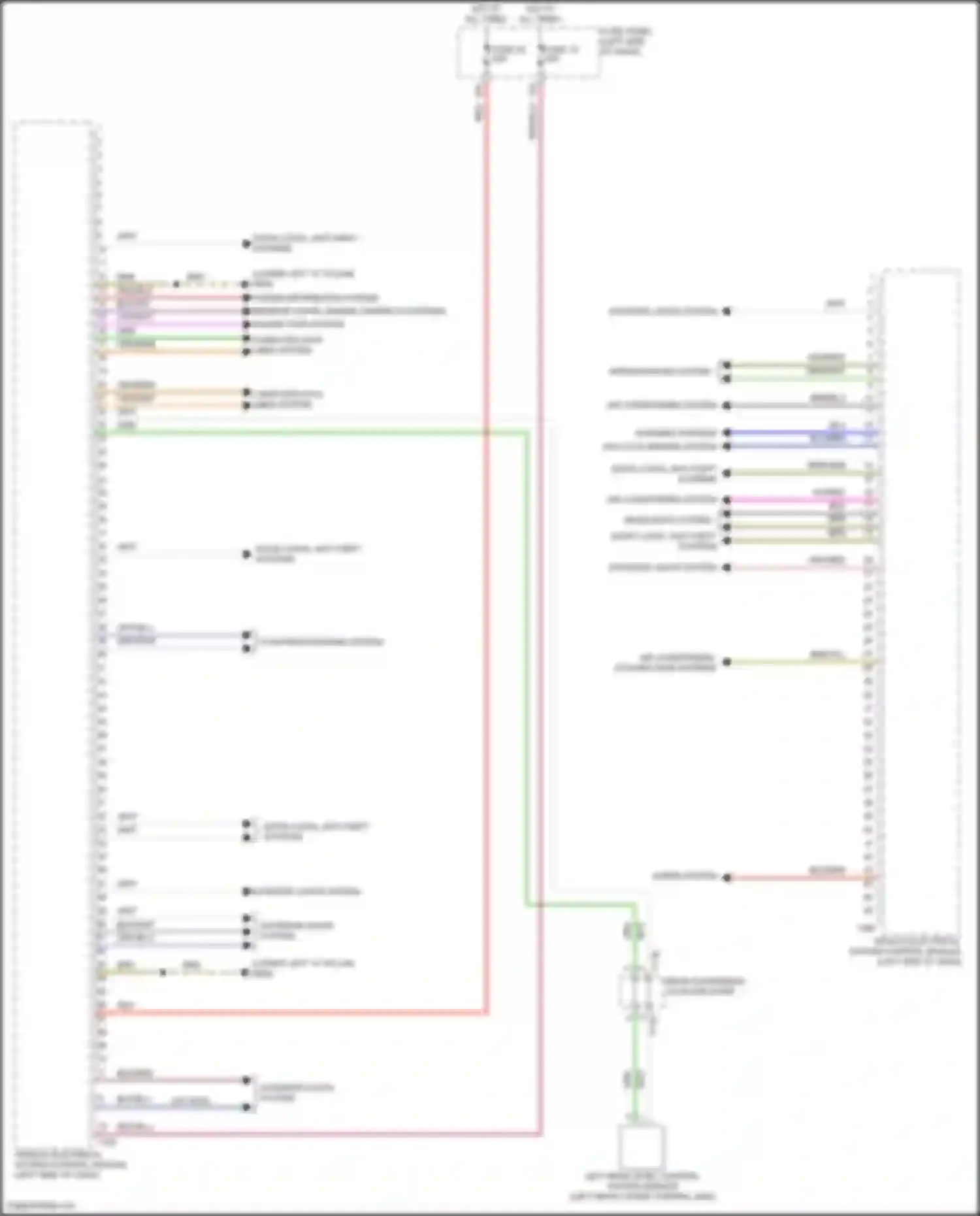 ID.4 X Volkswagen I (2020-2024): Vehicle electrical system control module circuit (1 of 2)
