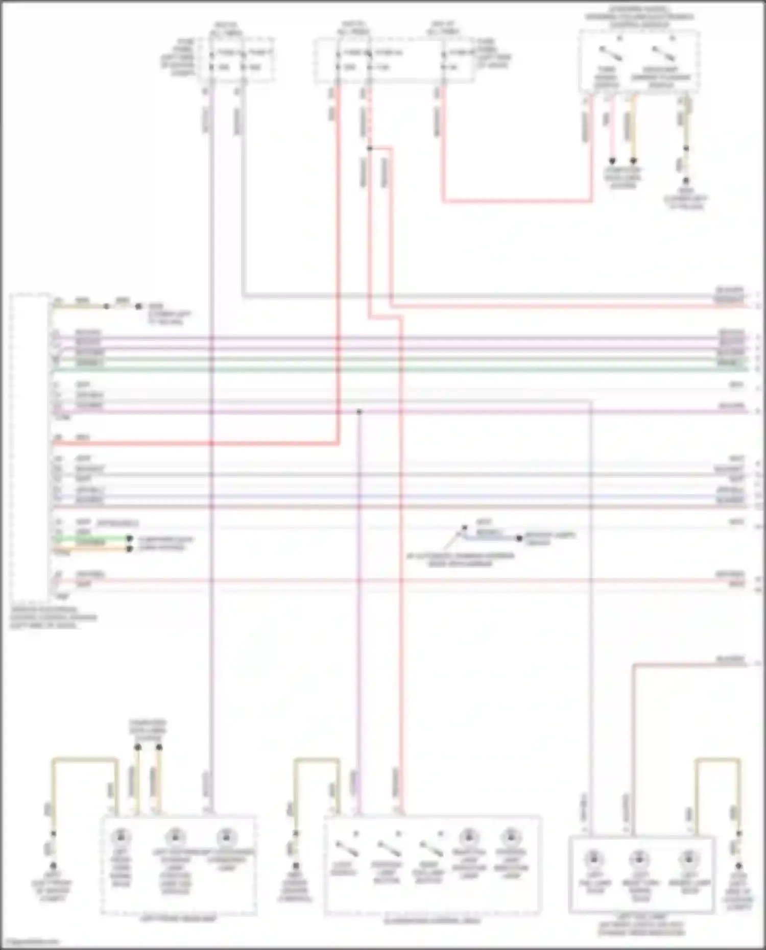 ID.4 X Volkswagen I (2020-2024): Exterior lamps circuit (1 of 3)