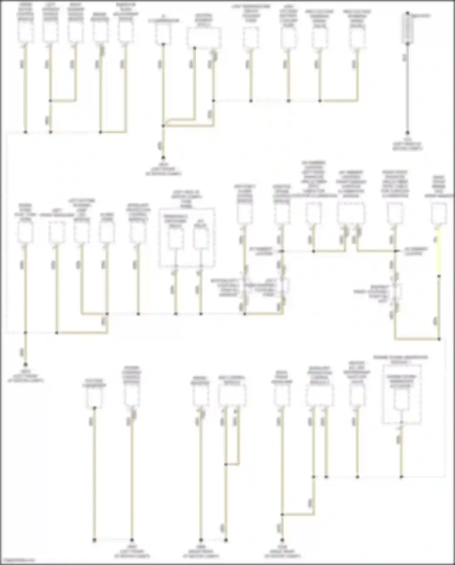 ID.4 X Volkswagen I (2020-2024): Ground distribution circuit (1 of 6)
